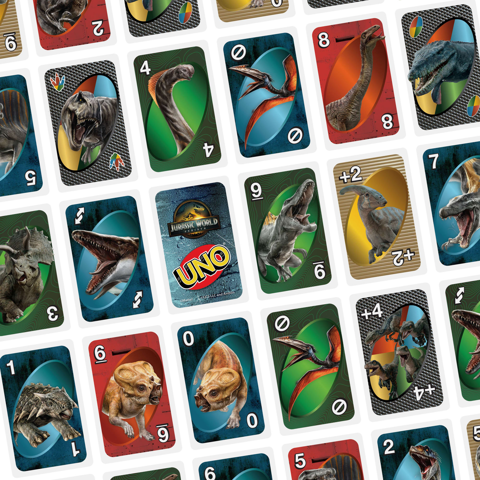 Uno-Jeu de Cartes Jurassic World Renaissance-Pour Toute La Famille - Image 4