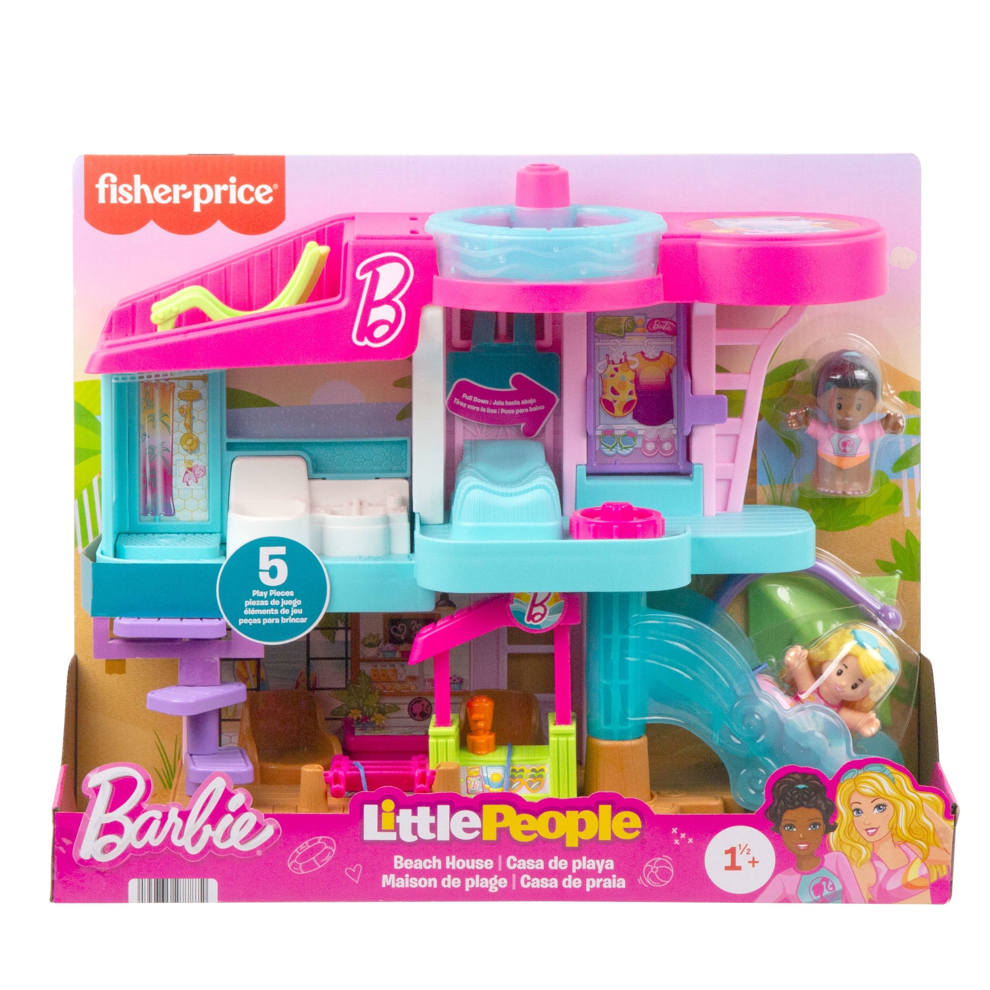Fisher-Price Coffret Maison de Plage Barbie Little People® - Image 6