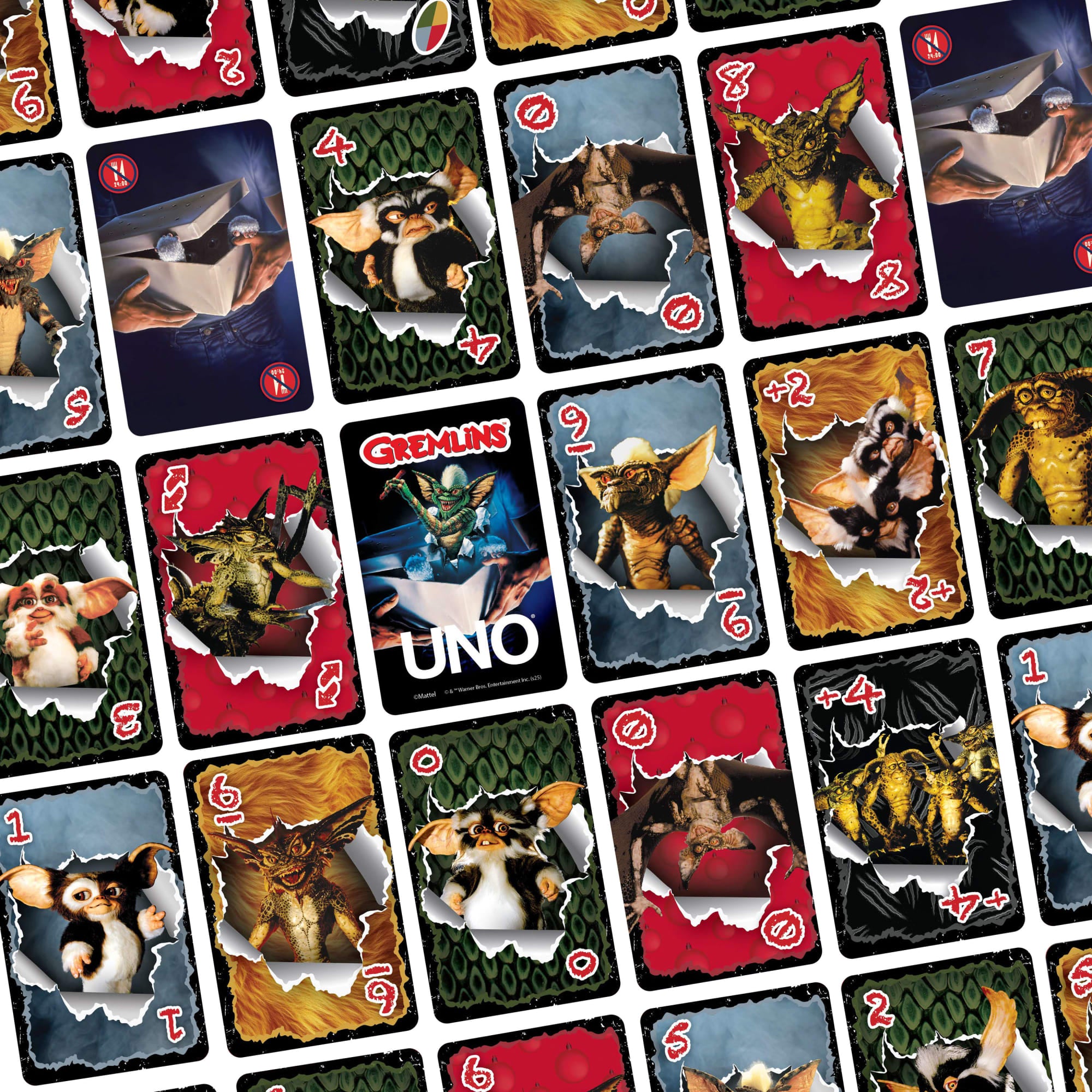 UNO Fandom Gremlins Card Game For Kids. Adults & Families. Travel & Camping For 2-10 Players - Image 5