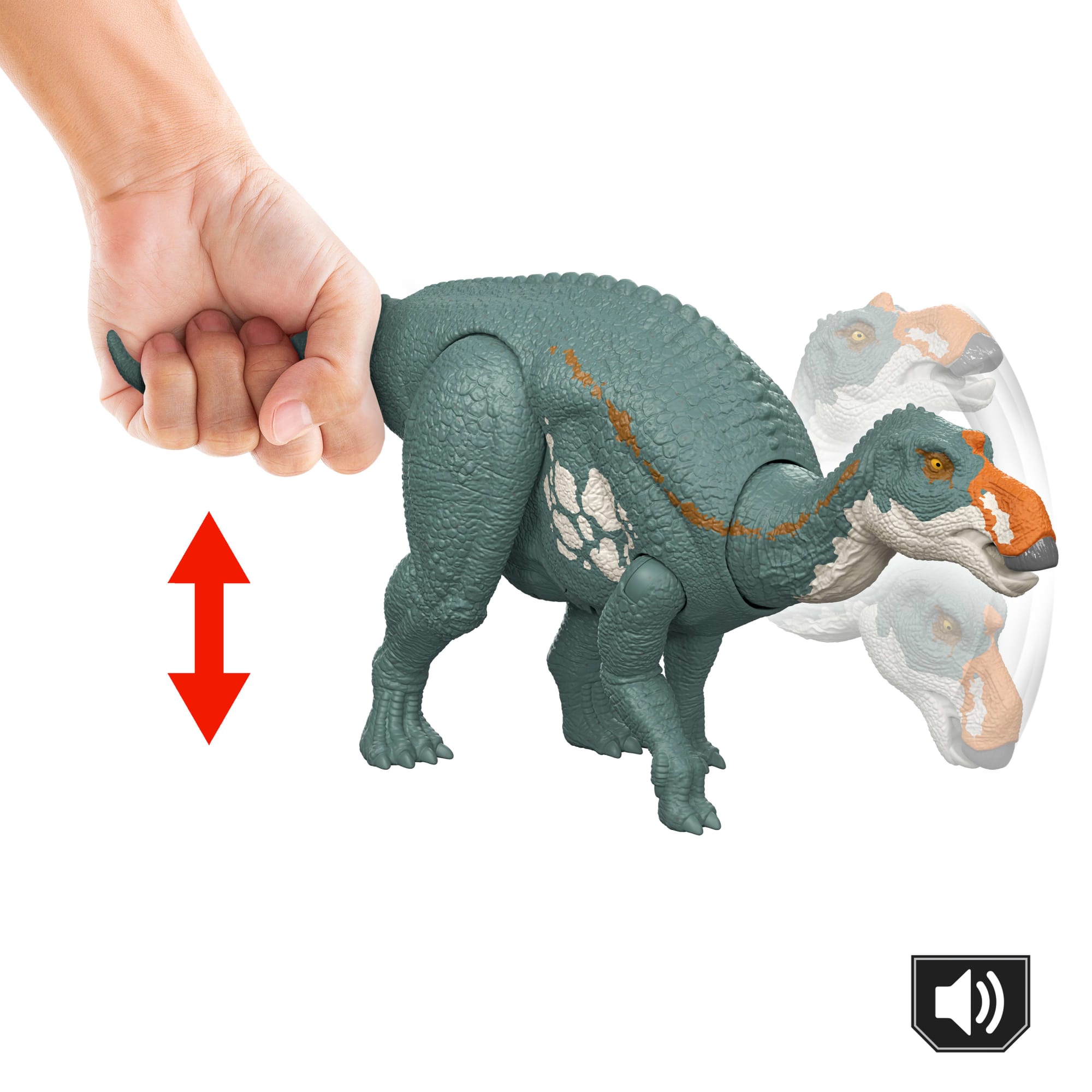 Jurassic World Dinossauro de Brinquedo Rebirth Rugido Selvagem Maiasaura - Image 3