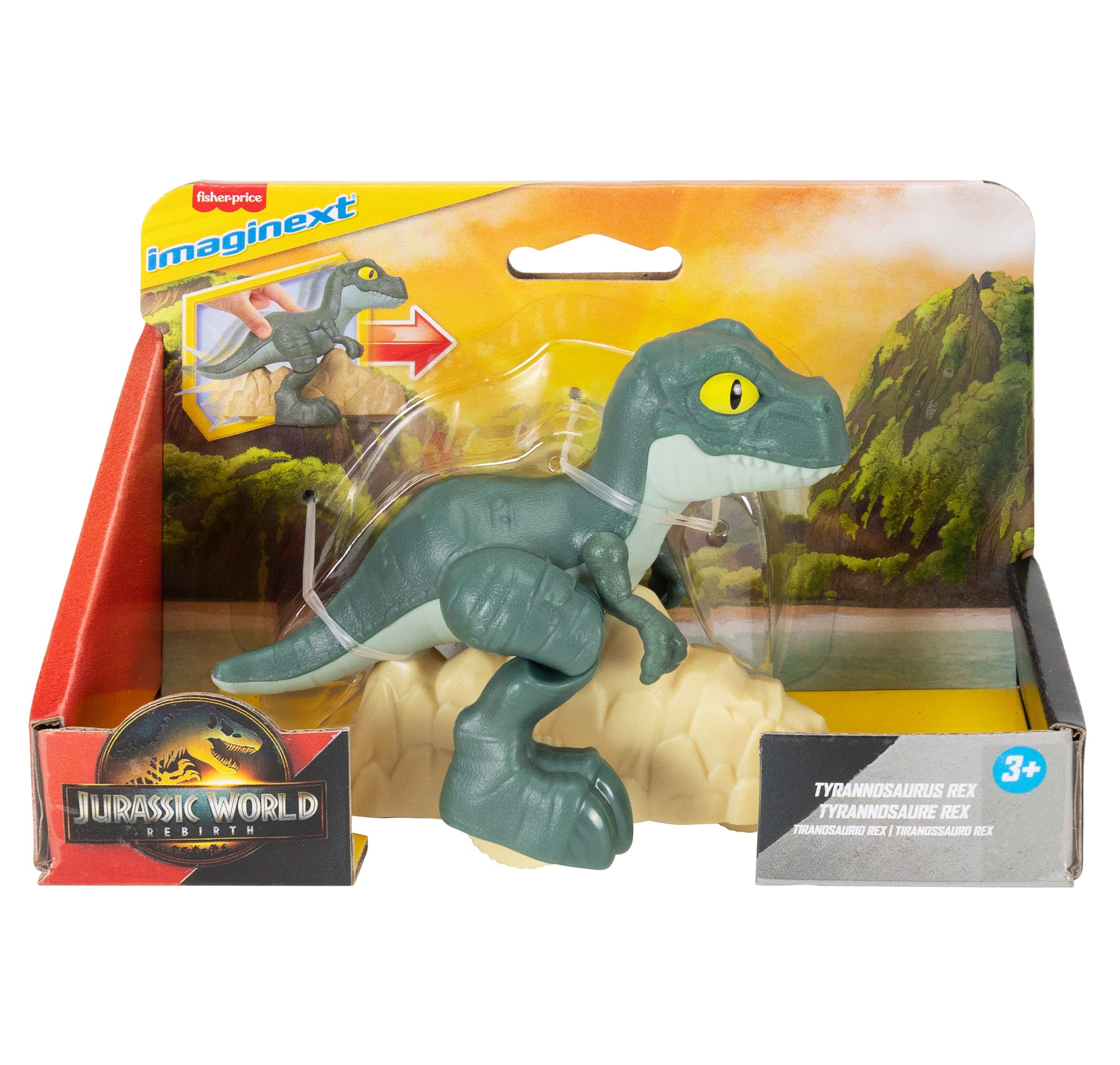 Fisher-Price Imaginext Jurassic World Tyrannosaure Rex. Mouv. - Image 6