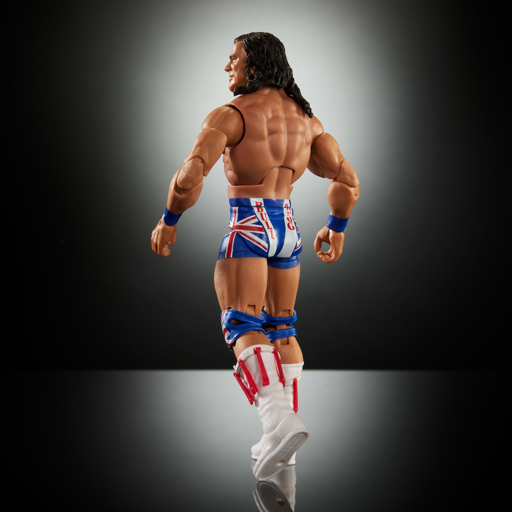 WWE Elite Legends British Bulldog Action Figure & Accessories. Series 29 6-Inch Collectible Set - Image 4