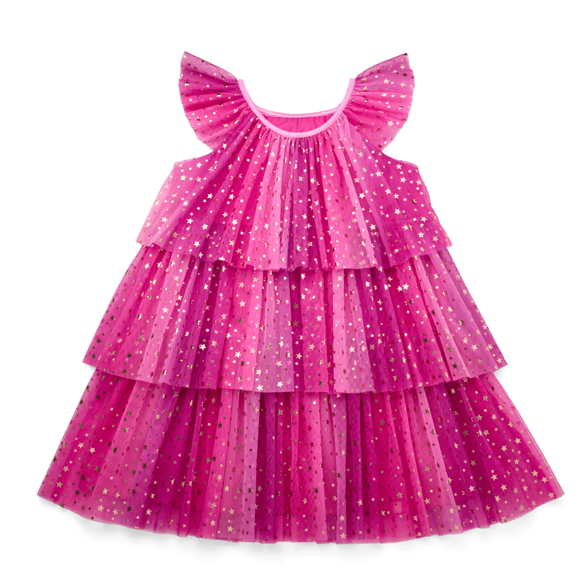 Pink Party-Ready Dress for Girls - Image 2