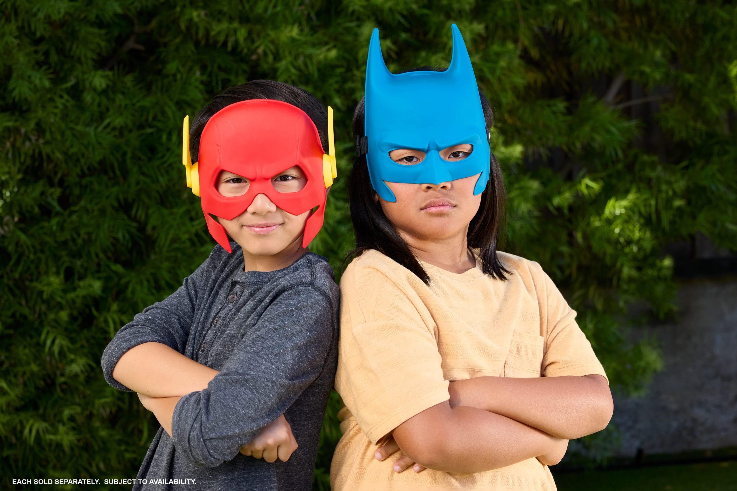 DC Premier Kids Superhero Masks. Key Characters. Role Play Face Covering With Elastic Strap - Image 2