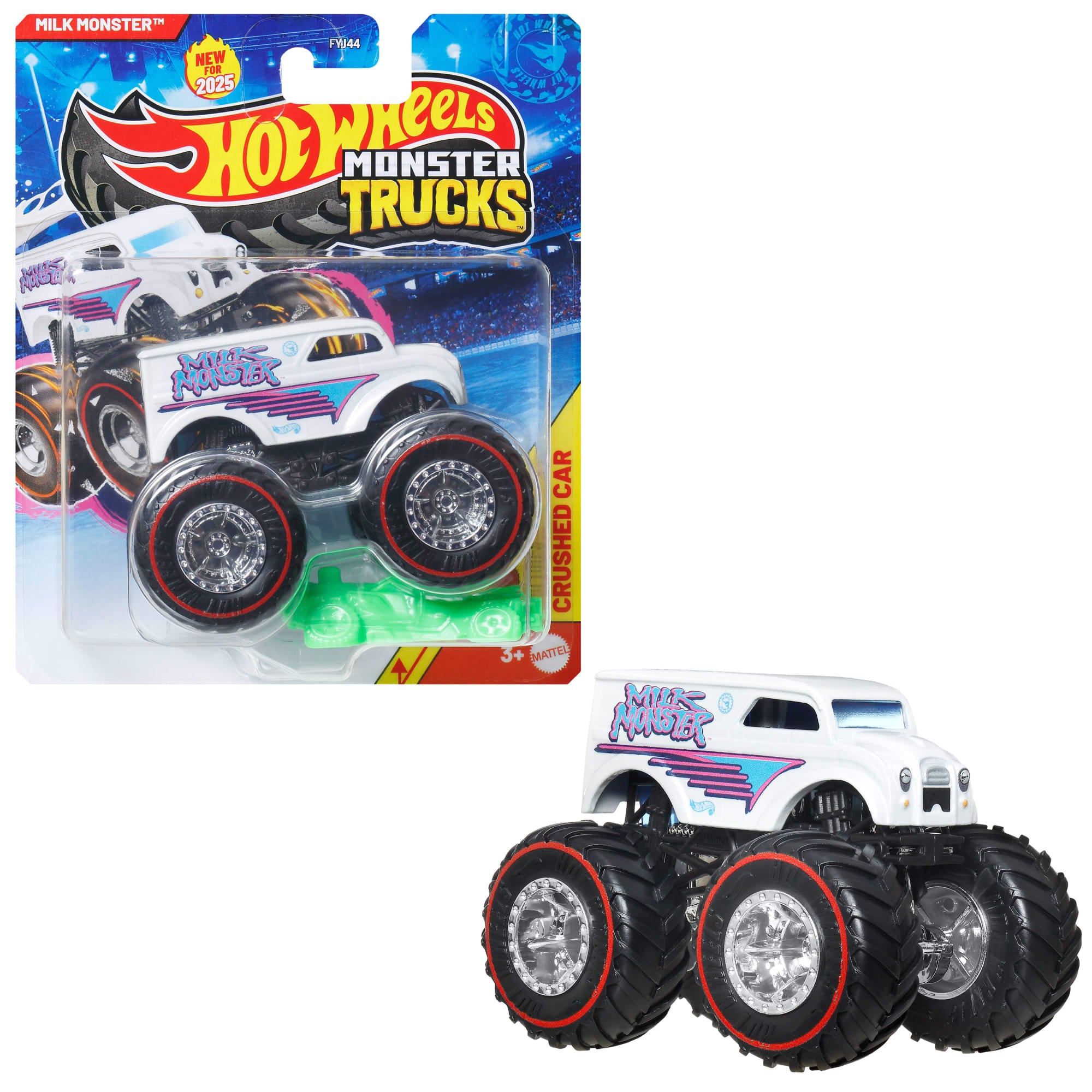 Hot Wheels Monster Trucks Veículo de Brinquedo Carro Surpresa Escala 1:64 - Image 6