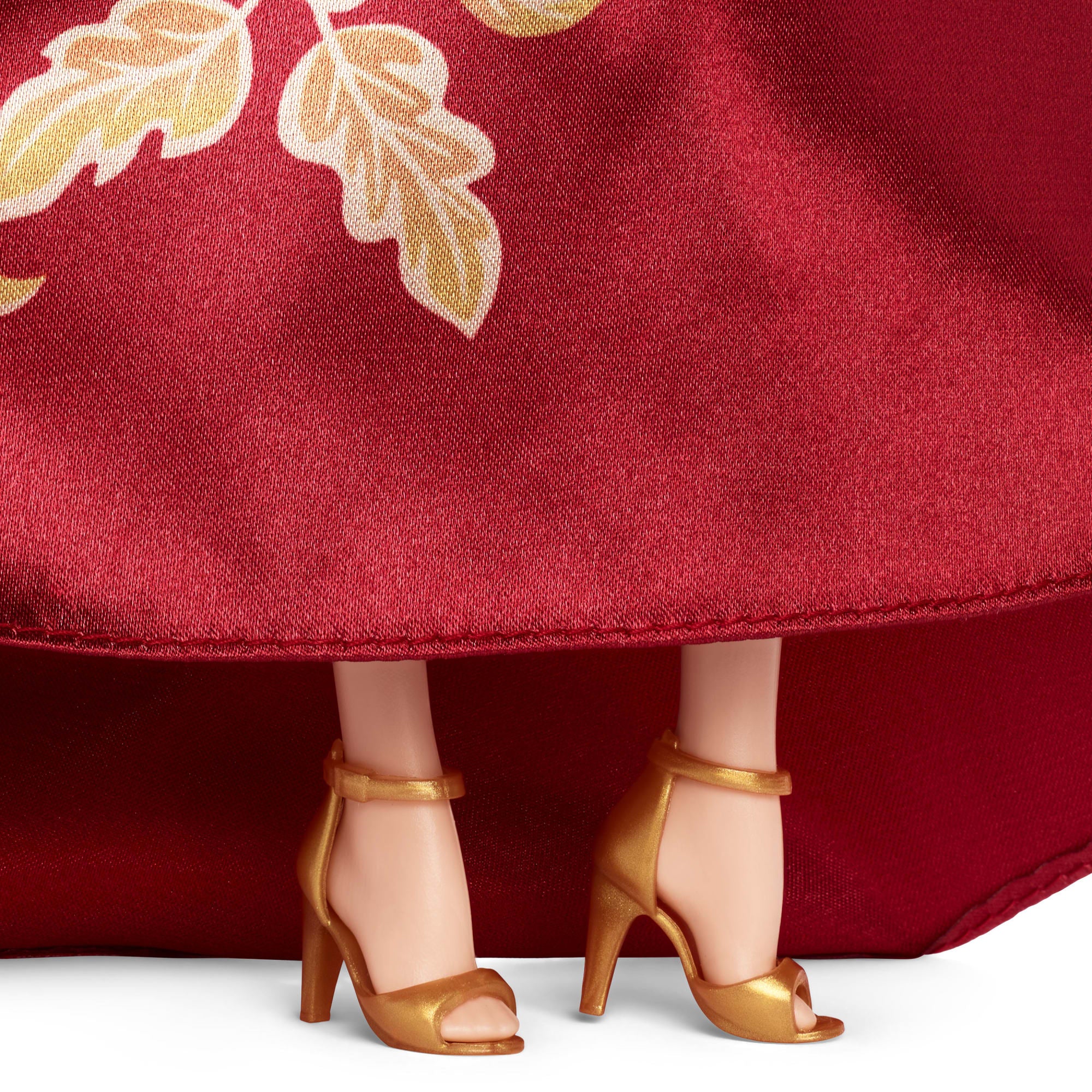 Barbie Signature Lunar New Year Fashion Doll. Red Dress With Golden Peonies. Collectible Holiday Gift - Image 4