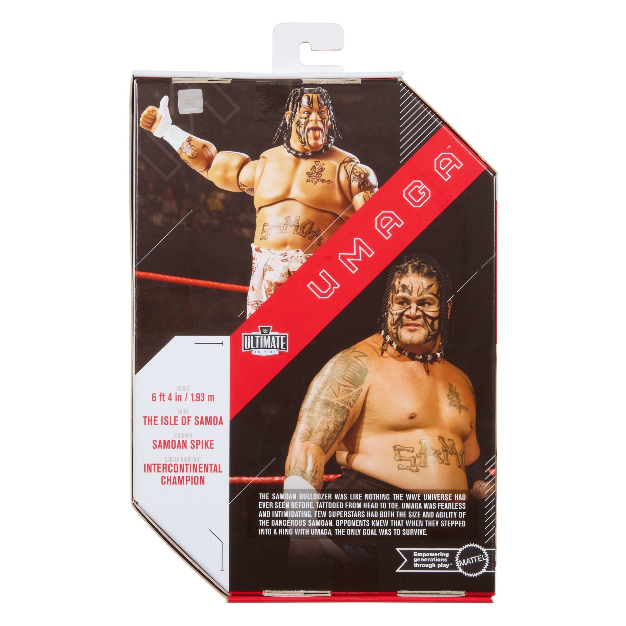 WWE Ultimate Edition Umaga Action Figure & Accessories Set. 6-Inch Collectible Superstar - Image 6