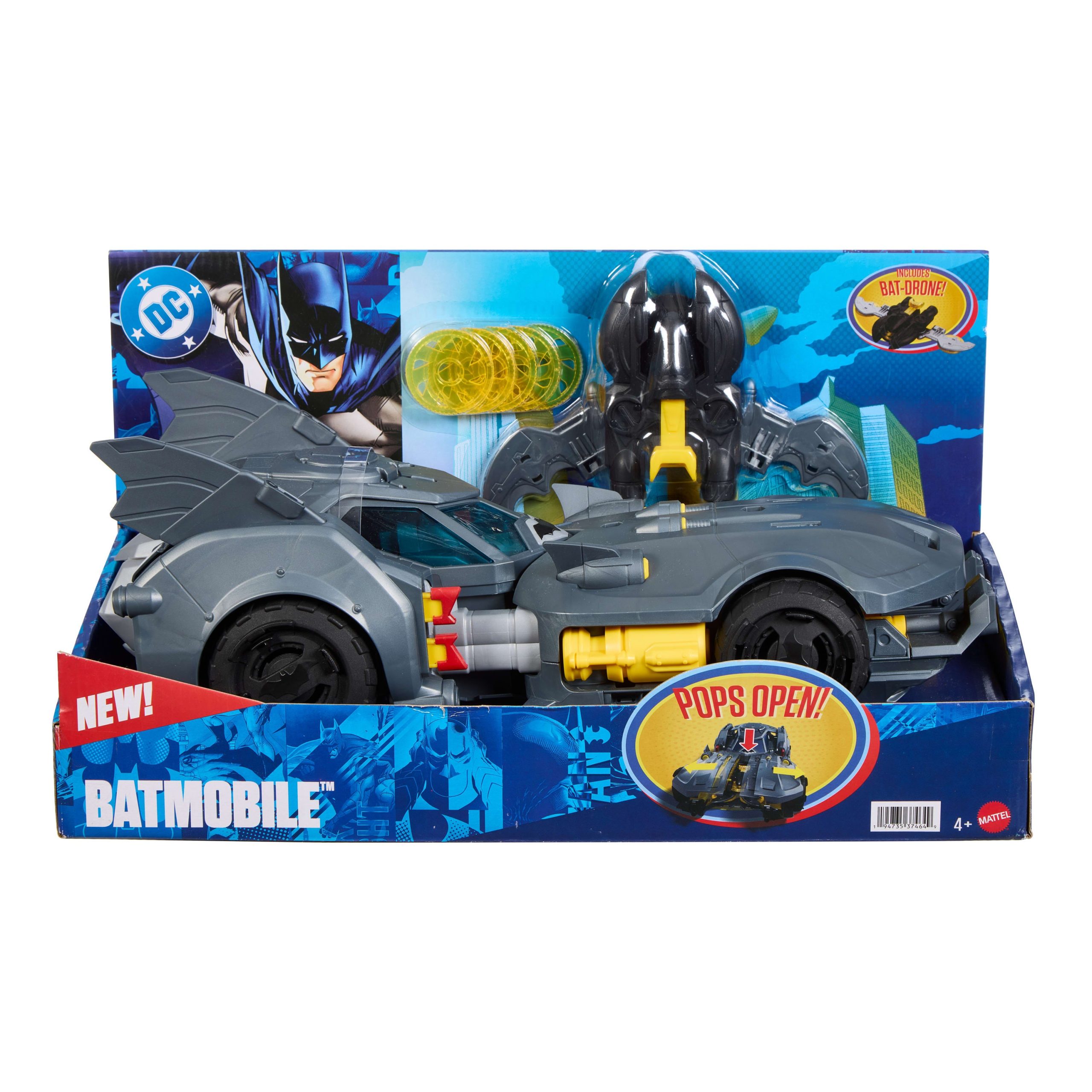 DC Premier Batmobile Vehicle. Batman Signature Crime Fighting Car With Bat-Drone Cannon - Image 6