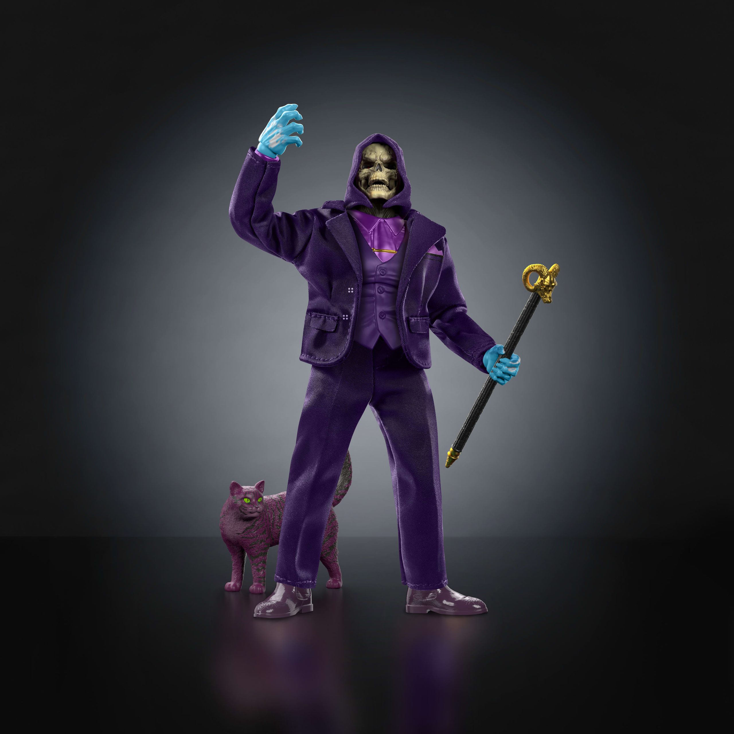 Masters Of The Universe Chronicles Dream Date Skeletor Figure With Soft Goods Suit & Cat - Image 2