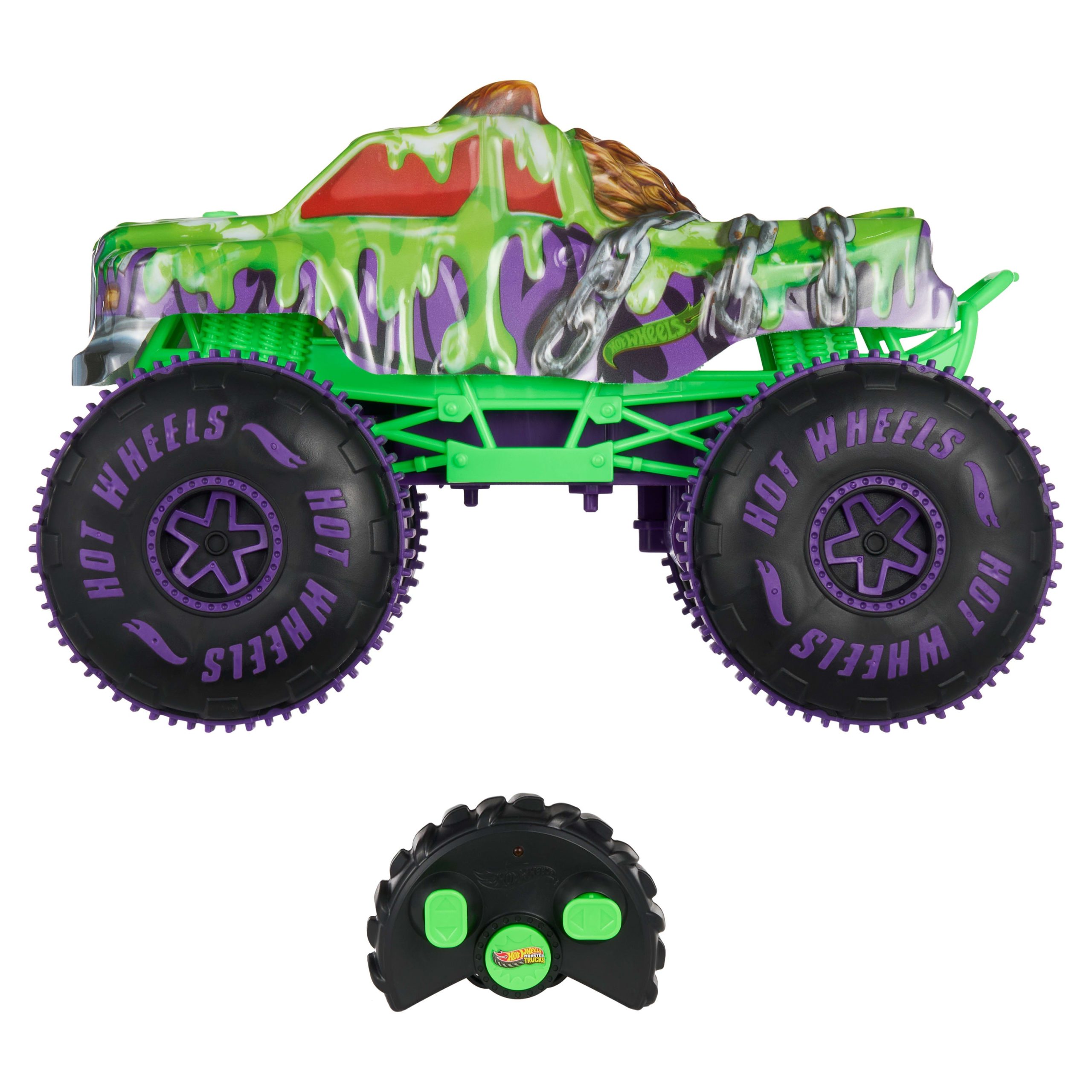 Hot Wheels Monster Trucks Loup Ravageur Télécommandé - Image 4