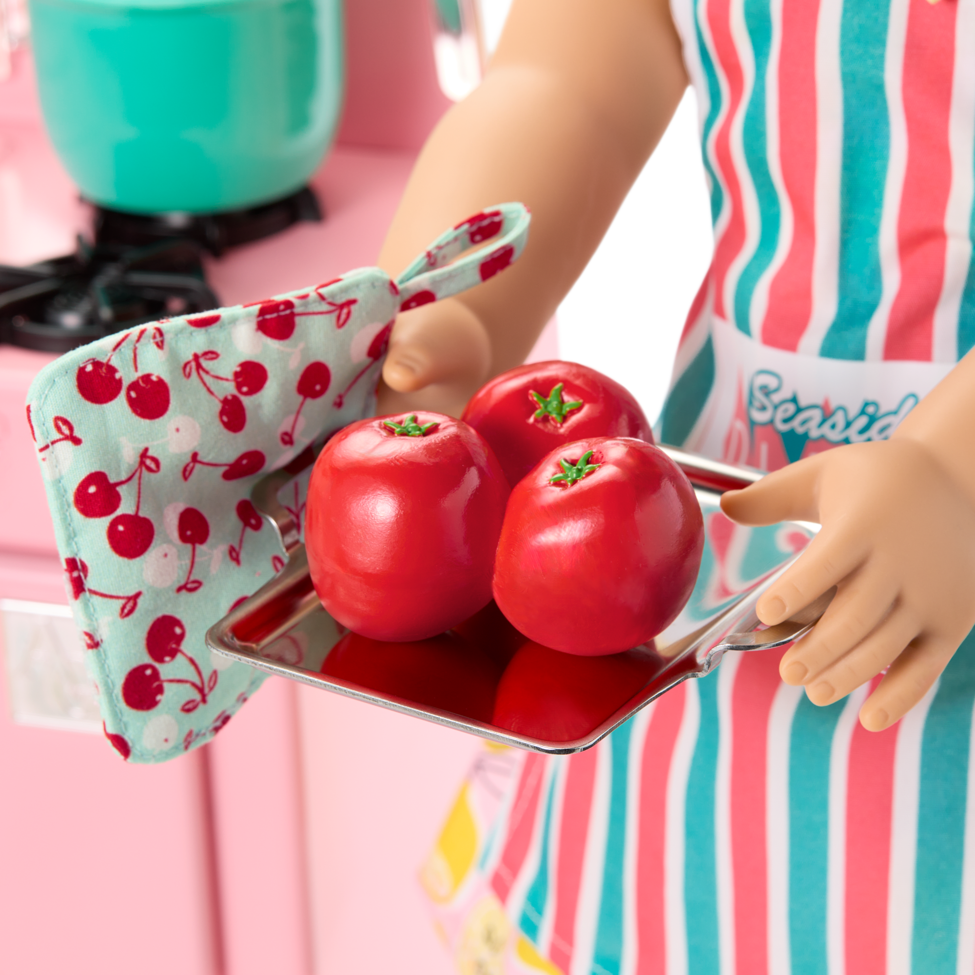 Maryellen's™ Vintage Stove & Accessories for 18-inch Dolls (Historical Characters) - Image 13