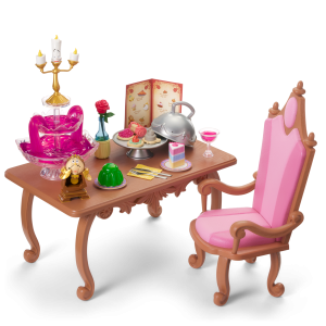 Disney Princess Belle Enchanted Castle Dining Set & Friends for 18-inch Dolls by American Girl®