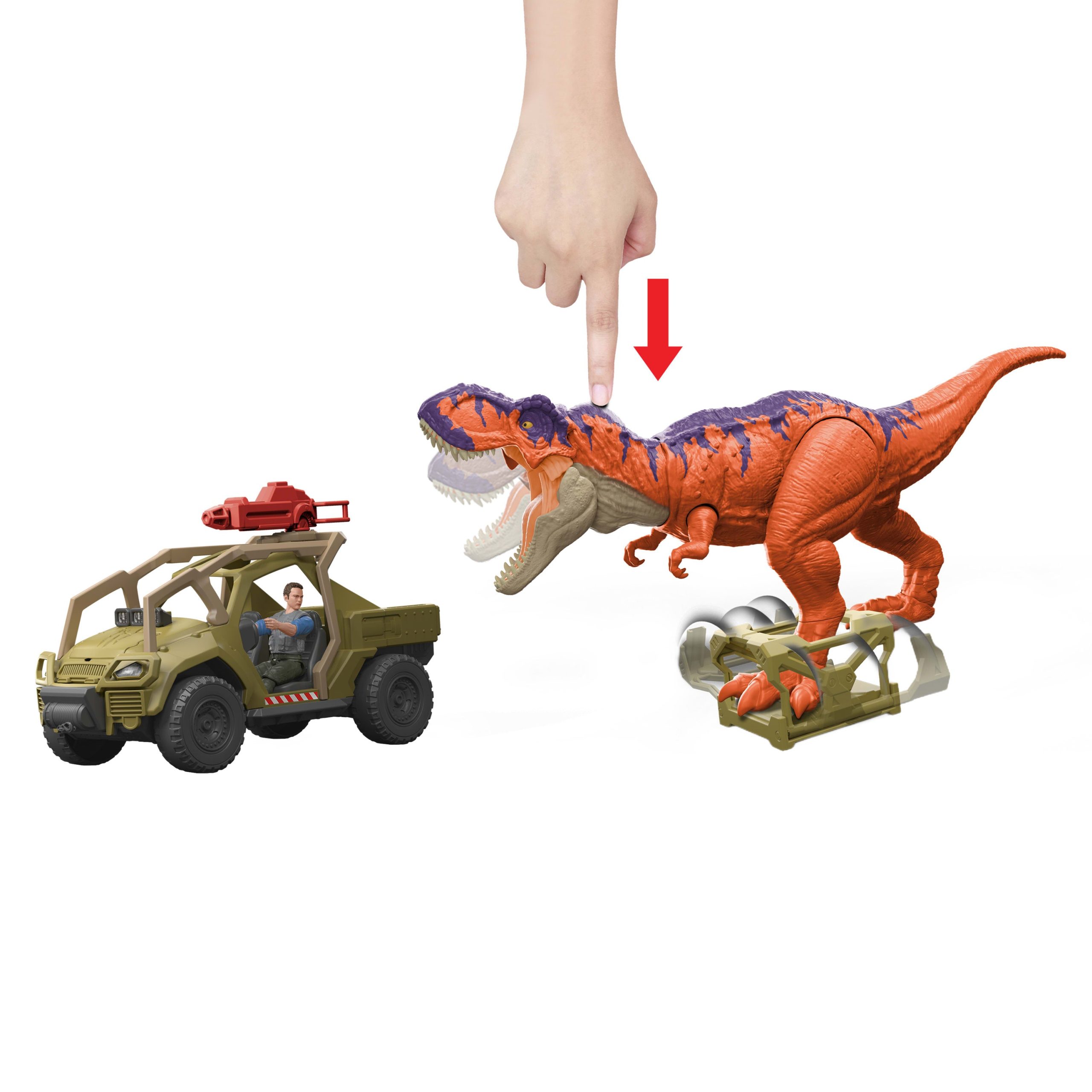 Jurassic World Legacy Collection Reimagined Tyrannosaurus Rex All-Terrain Capture Pack - Image 4