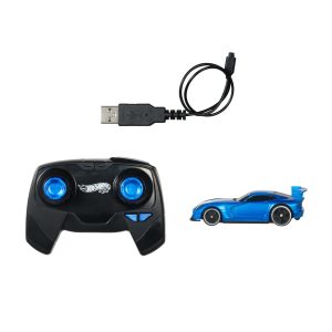 Hot Wheels RC 1:64 Scale Dodge Viper Acr. Battery-Powered Remote-Control Toy Car