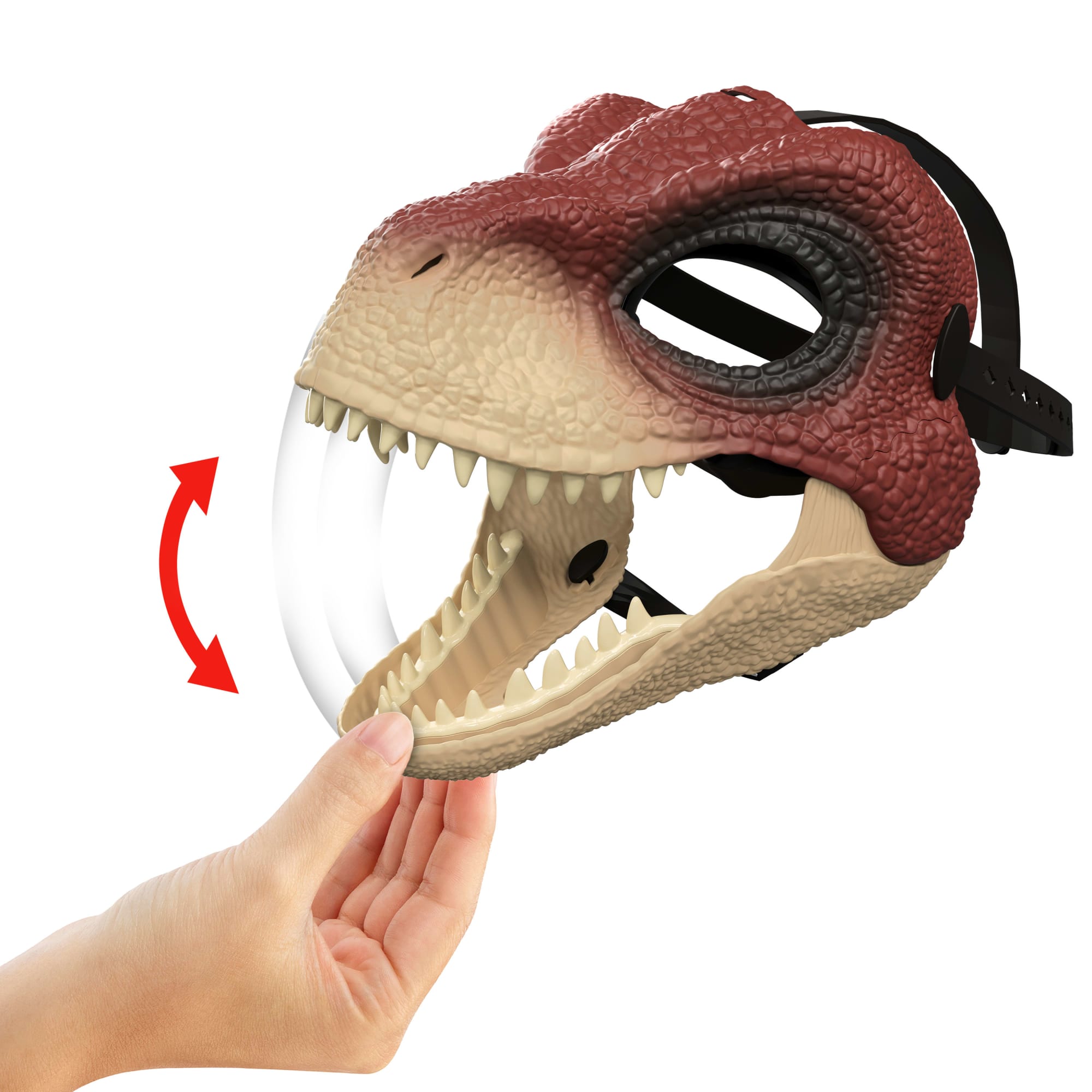 Jurassic World Rebirth Raptor Dinosaur Mask. Role-Play Head Wear. Movie-Inspired Costume Gear - Image 4