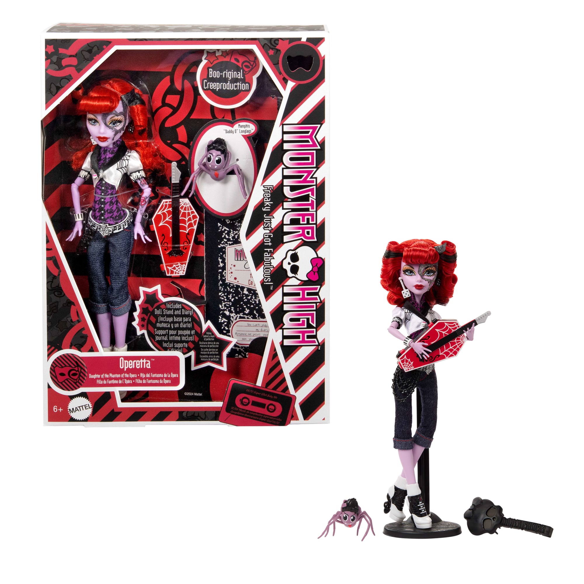 Monster High – Boo-Riginal Creeproduction – Poupée – Operetta. Animal