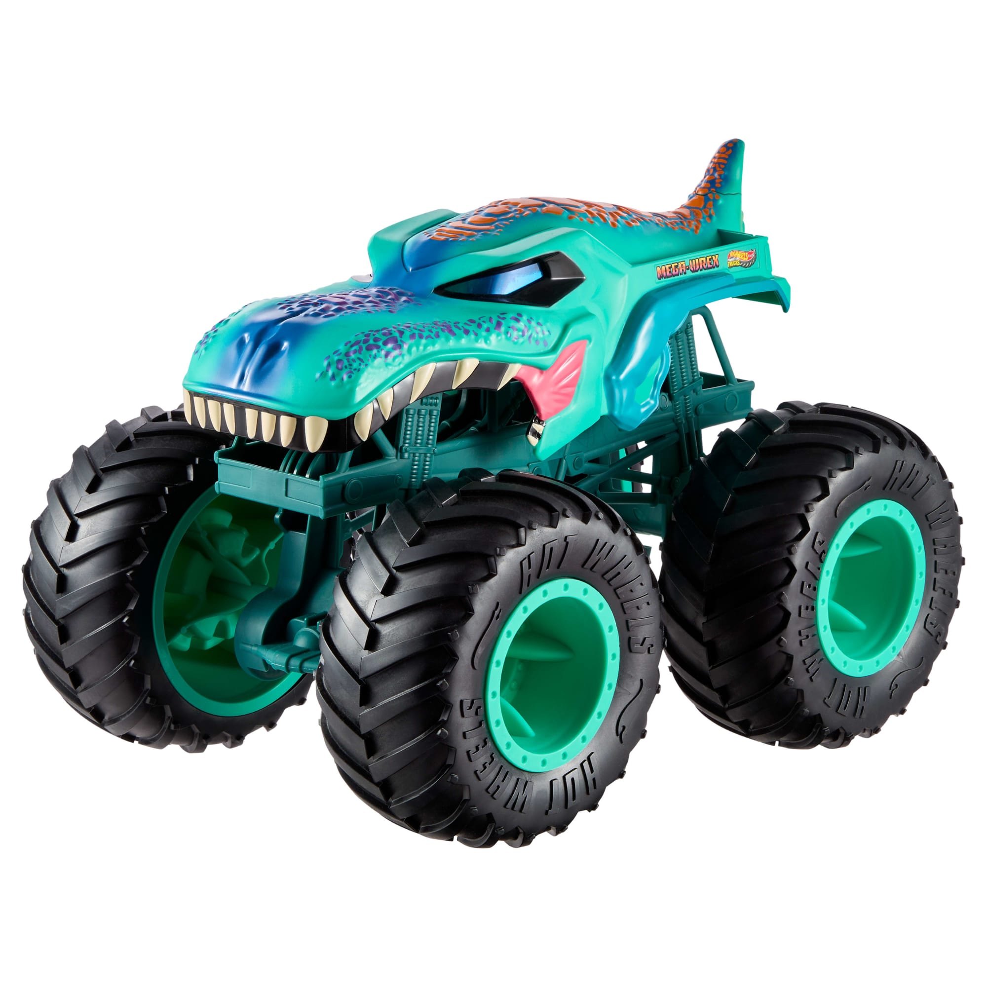 Hot Wheels Monster Trucks Colossal MEGA-Wrex Toy Truck. Large-Scale Vehicle With Big Wheels