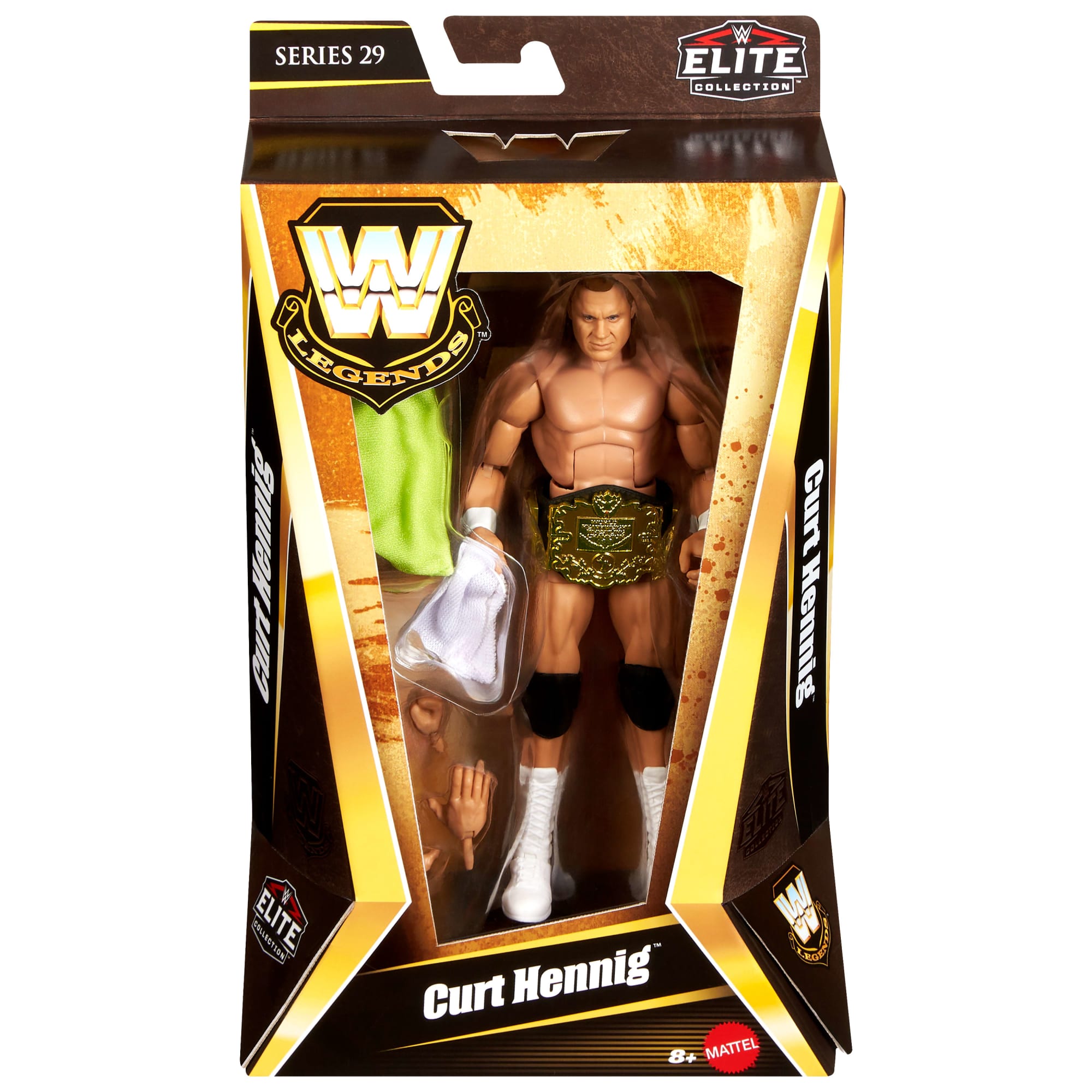 WWE Elite Legends Curt Hennig Action Figure & Accessories - Image 6