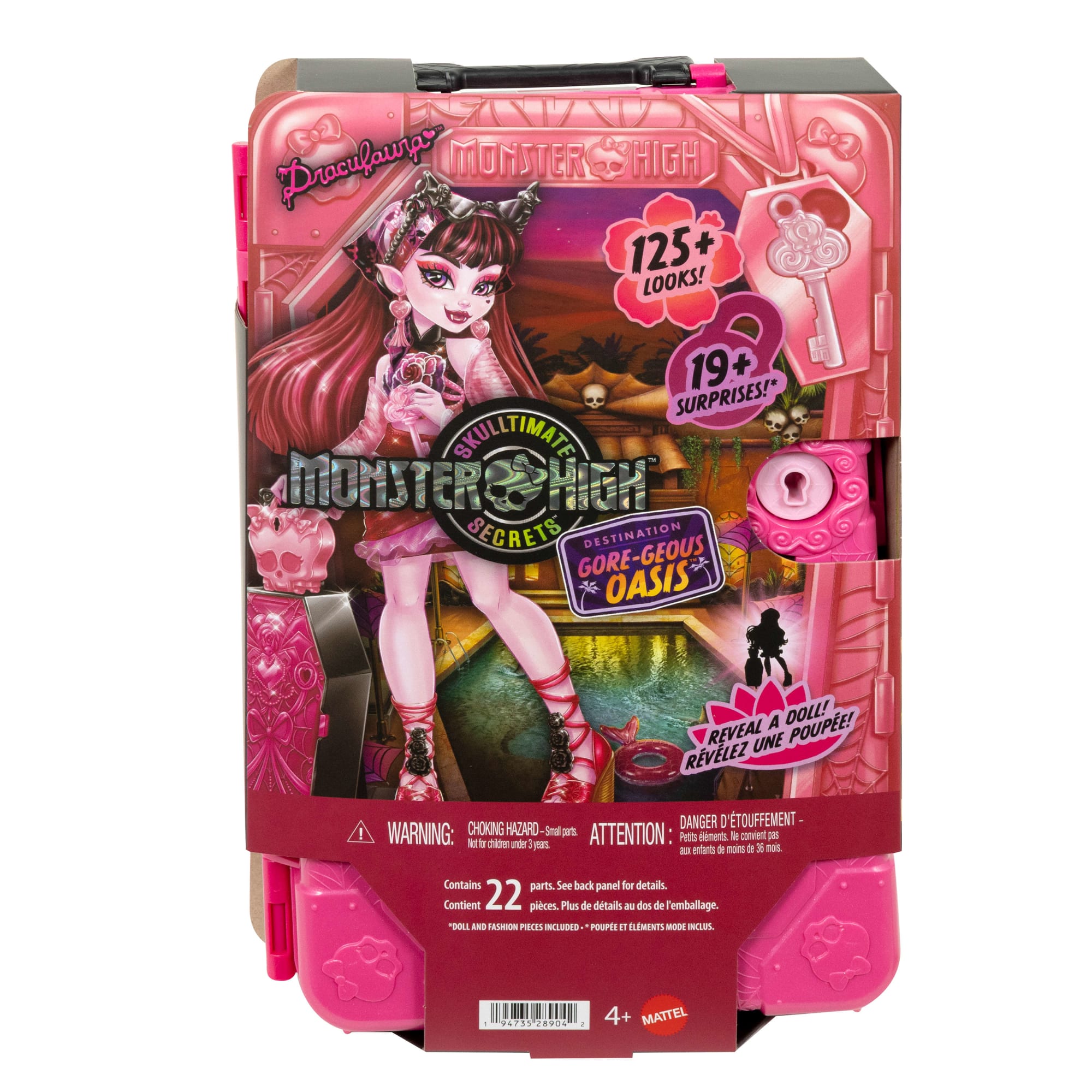 Monster High Skulltimate Secrets Gore-Geous Oasis Playset. Draculaura Doll And Accessories - Image 6