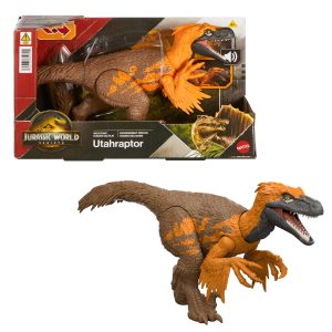 Jurassic World Dinosaurio de Juguete Rebirth Rugido Salvaje Utahraptor