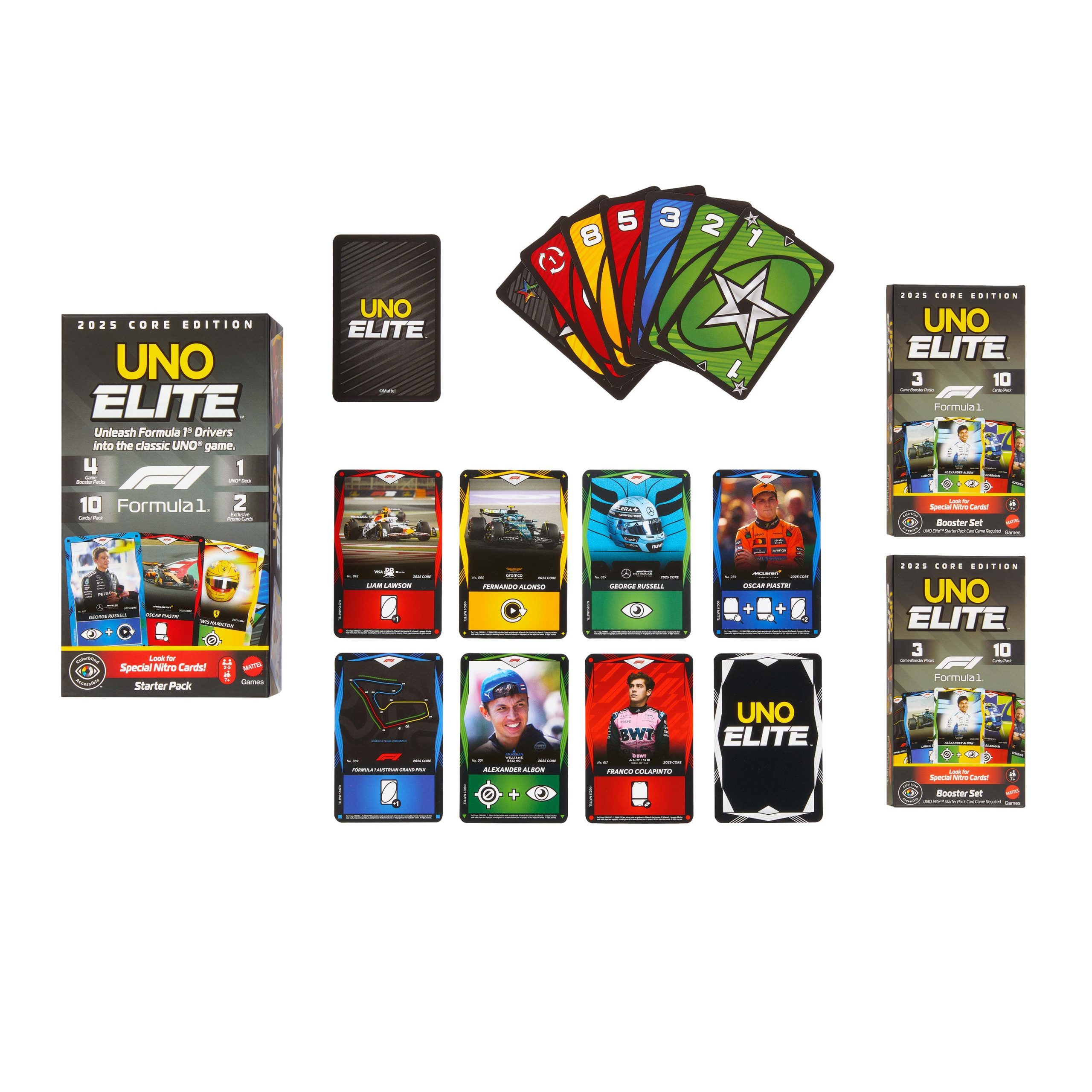 UNO Elite Formula 1® 2025 Core Edition Booster Set 2-Pack - Image 2