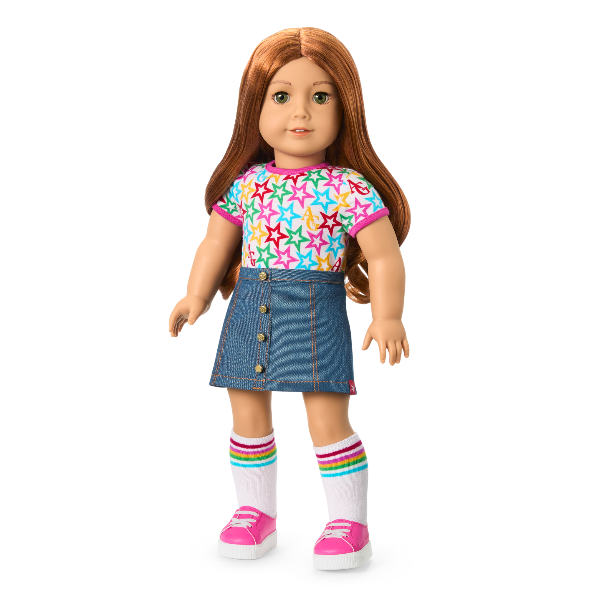 Truly Me™ 18-inch Doll #103 with wavy red hair - Image 7