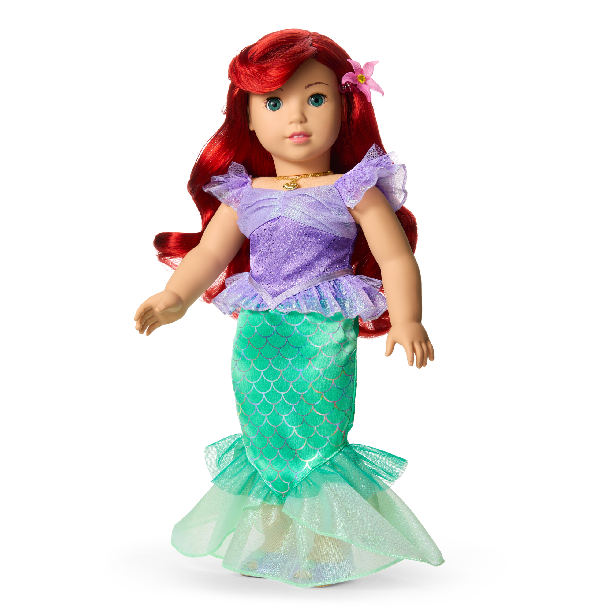 American Girl® Disney Princess Ariel 18-inch Doll & Dress for Girls - Image 6