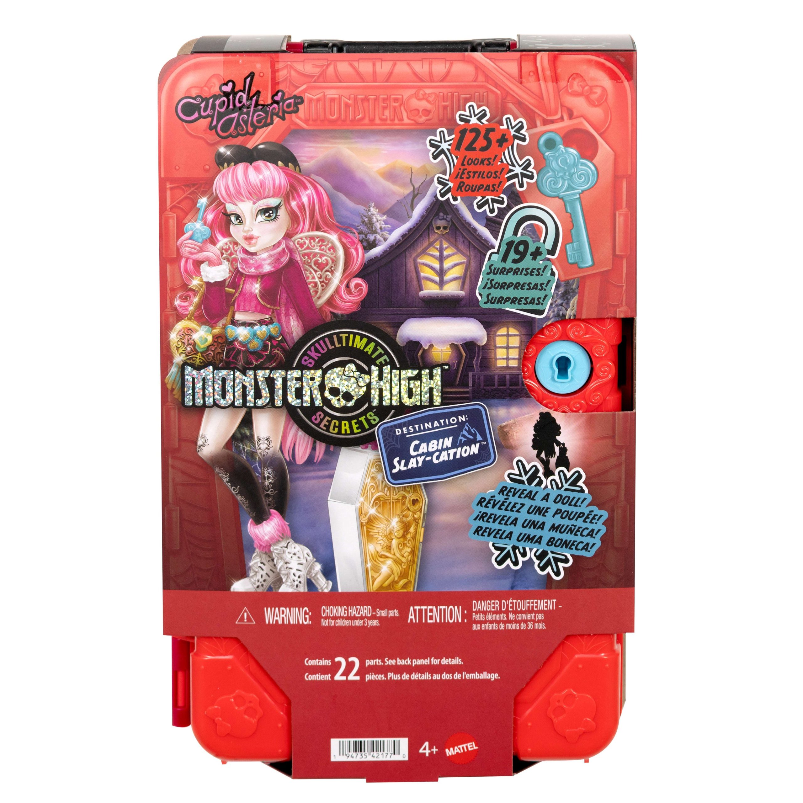 Monster High Skulltimate Secrets Cabin Slay-Cation Playset. Cupid Asteria Doll And Accessories - Image 6
