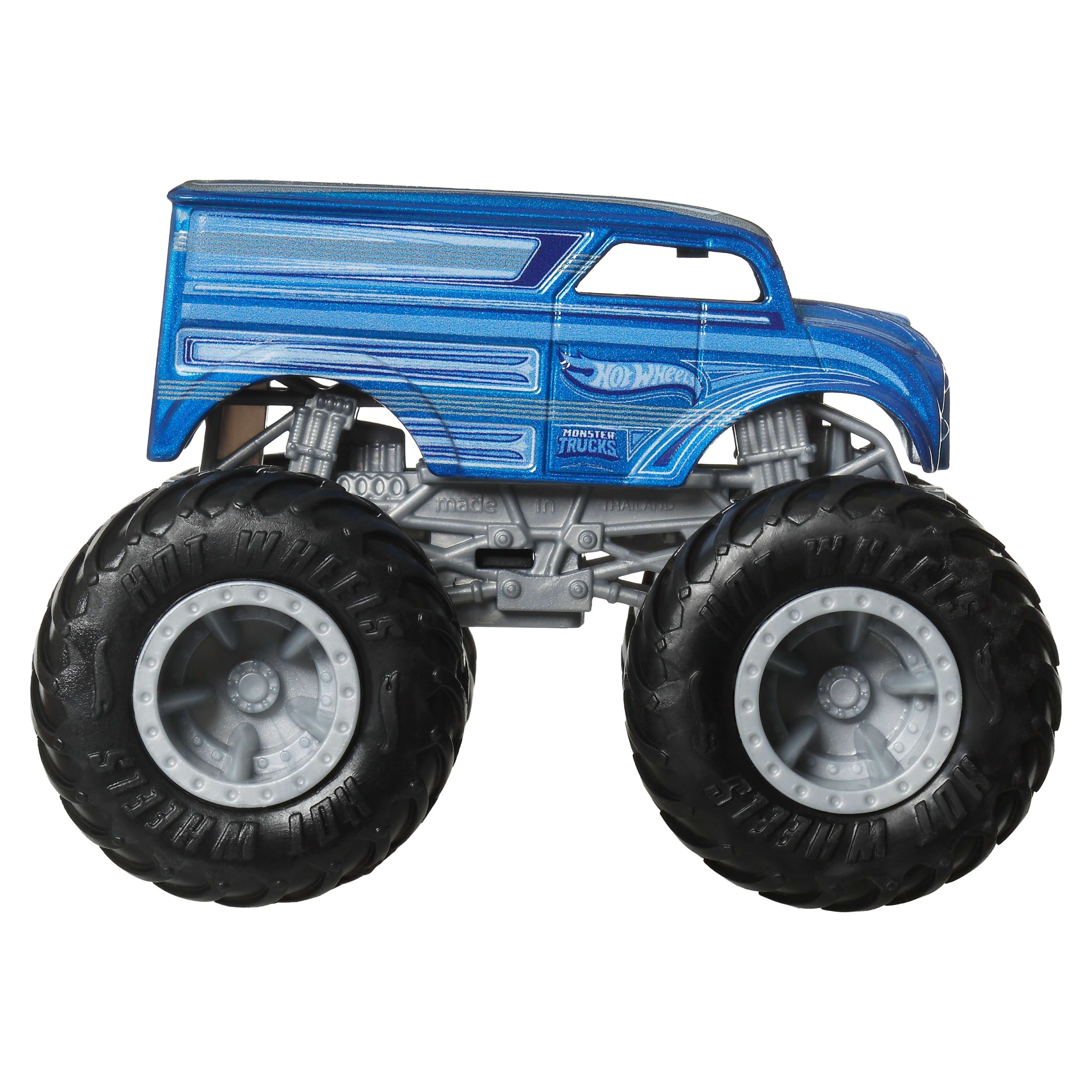 Hot Wheels Monster Trucks 4-Pack. Set Of 4 1:64 Scale Toy Trucks With Giant Wheels - Image 5