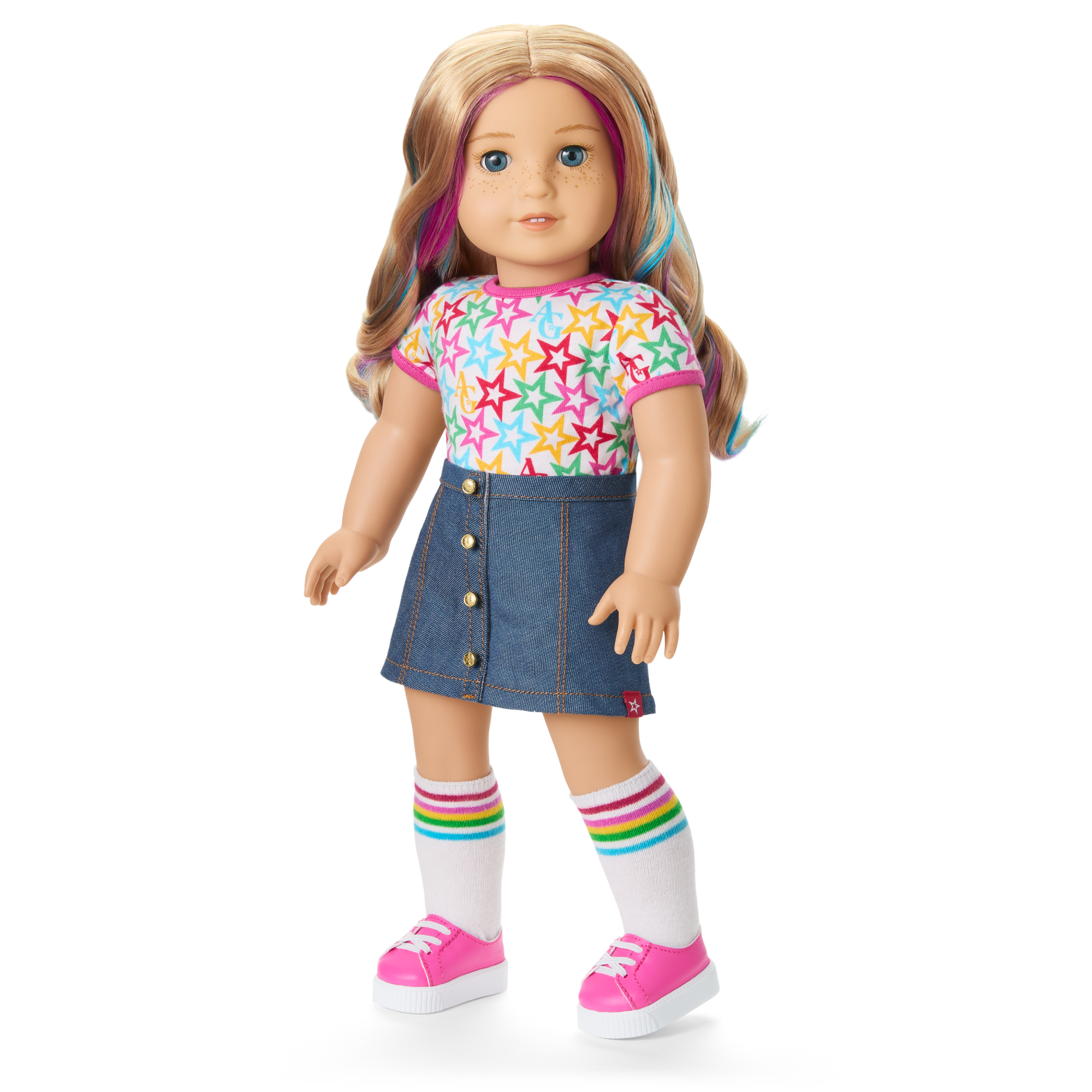 Truly Me™ 18-inch Doll #110 with wavy blonde hair - Image 7