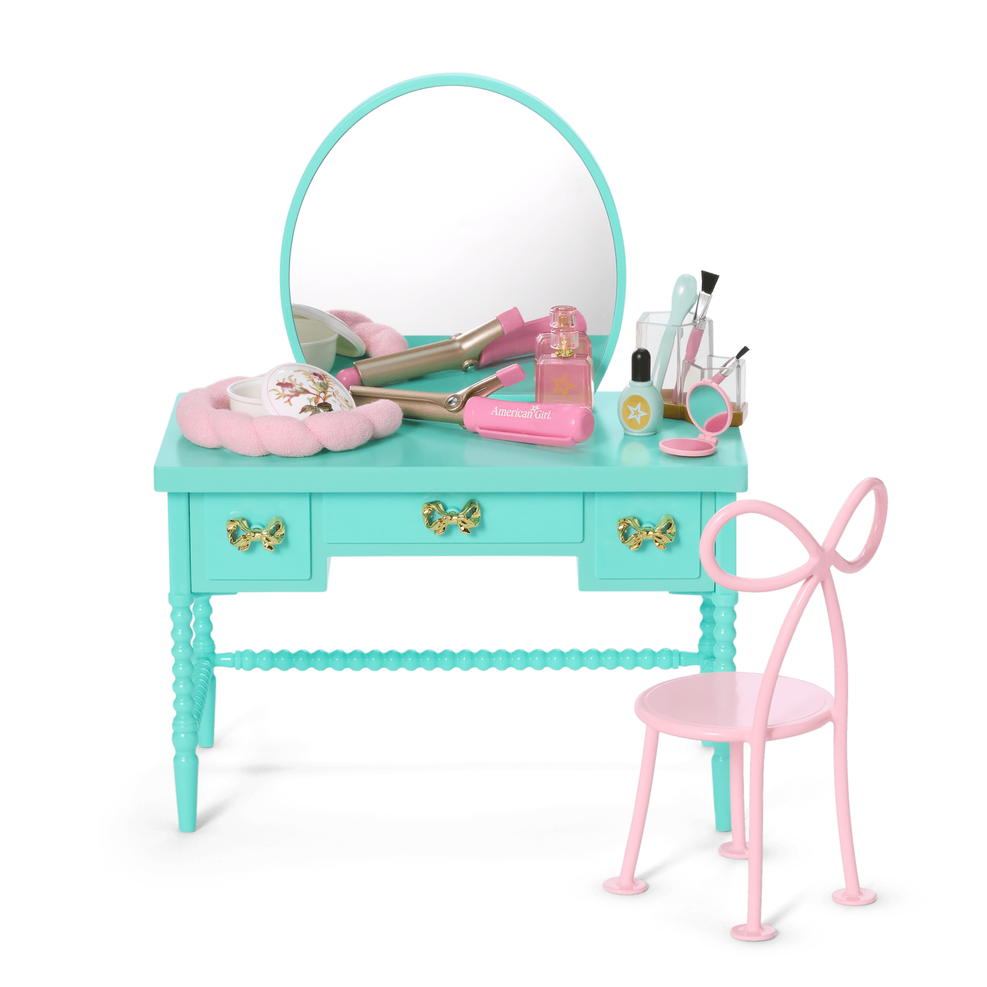 Raquel's™ Vintage Vanity for 18-inch Dolls (Girl of the Year™ 2026)