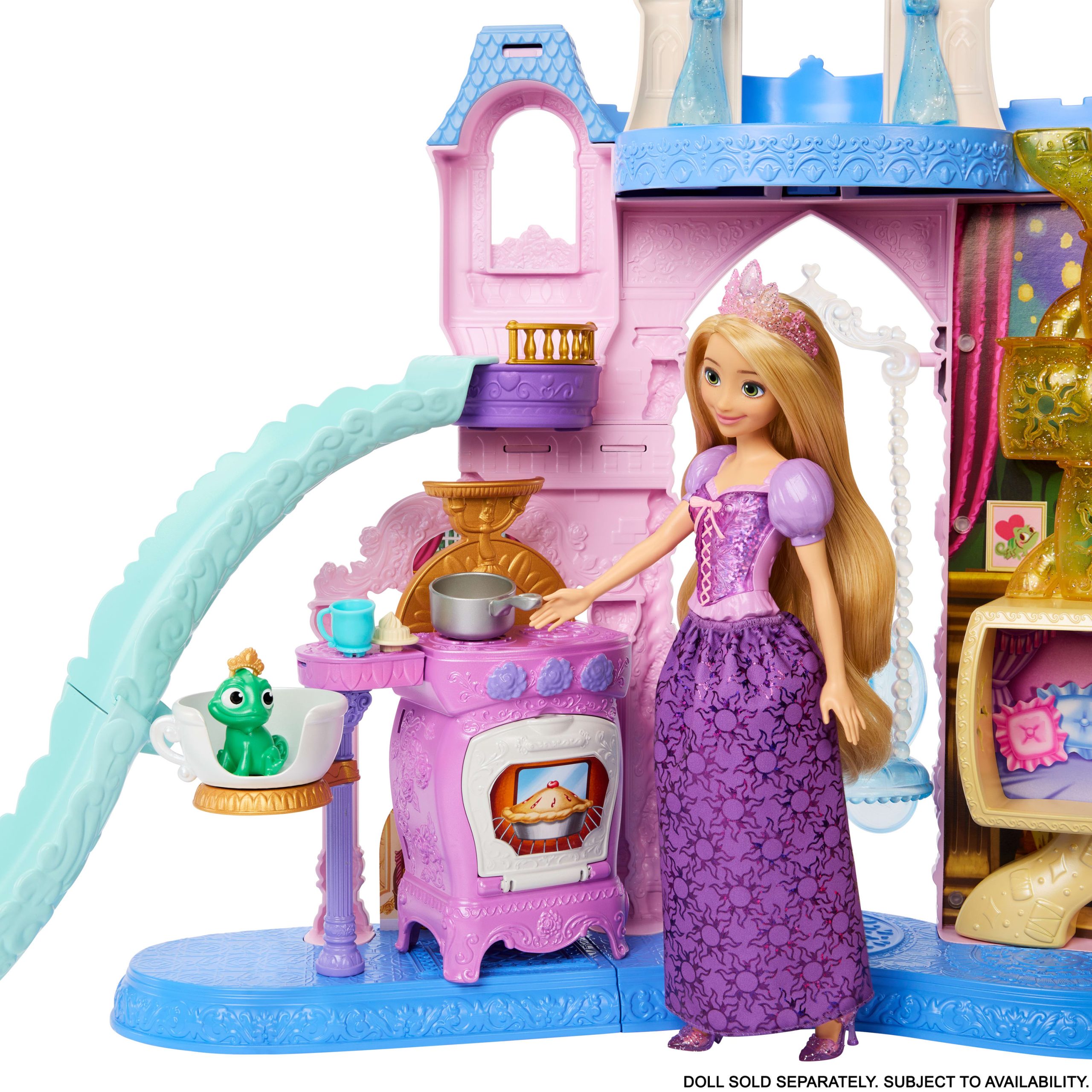 Disney Princess Pet Palace Playset With 7 Play Areas. 3 Animal Friends & 20+ Furniture & Accy - Image 3