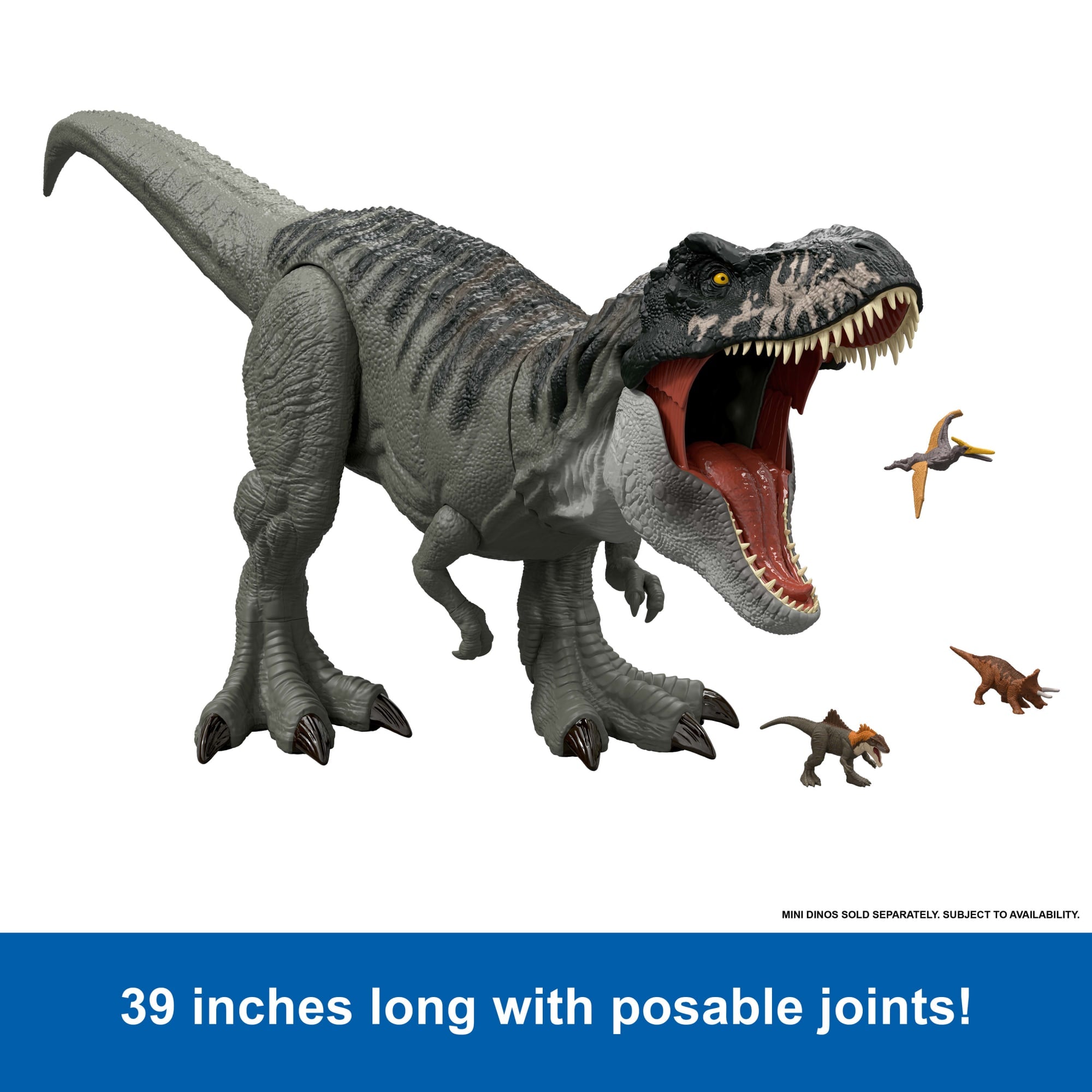 Jurassic World Rebirth Super Colossal Tyrannosaurus Rex Action Figure. T-Rex Dinosaur Movie Toy - Image 5