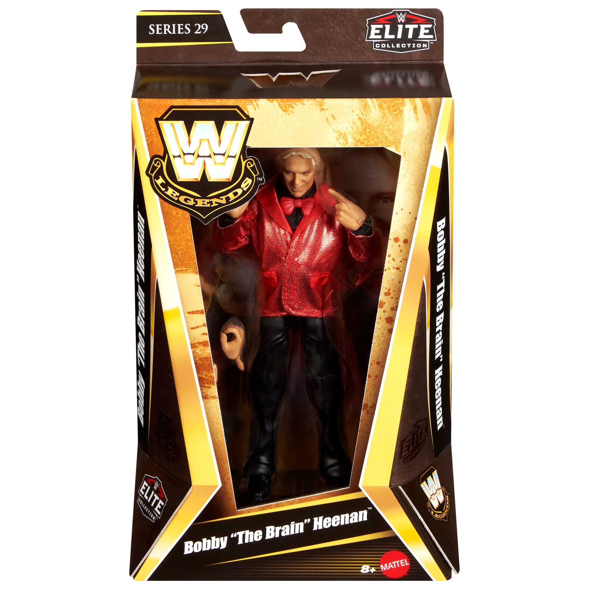 WWE Elite Legends Bobby The Brain Heenan Action Figure & Accessories. Series 29 6-Inch Collectible - Image 2
