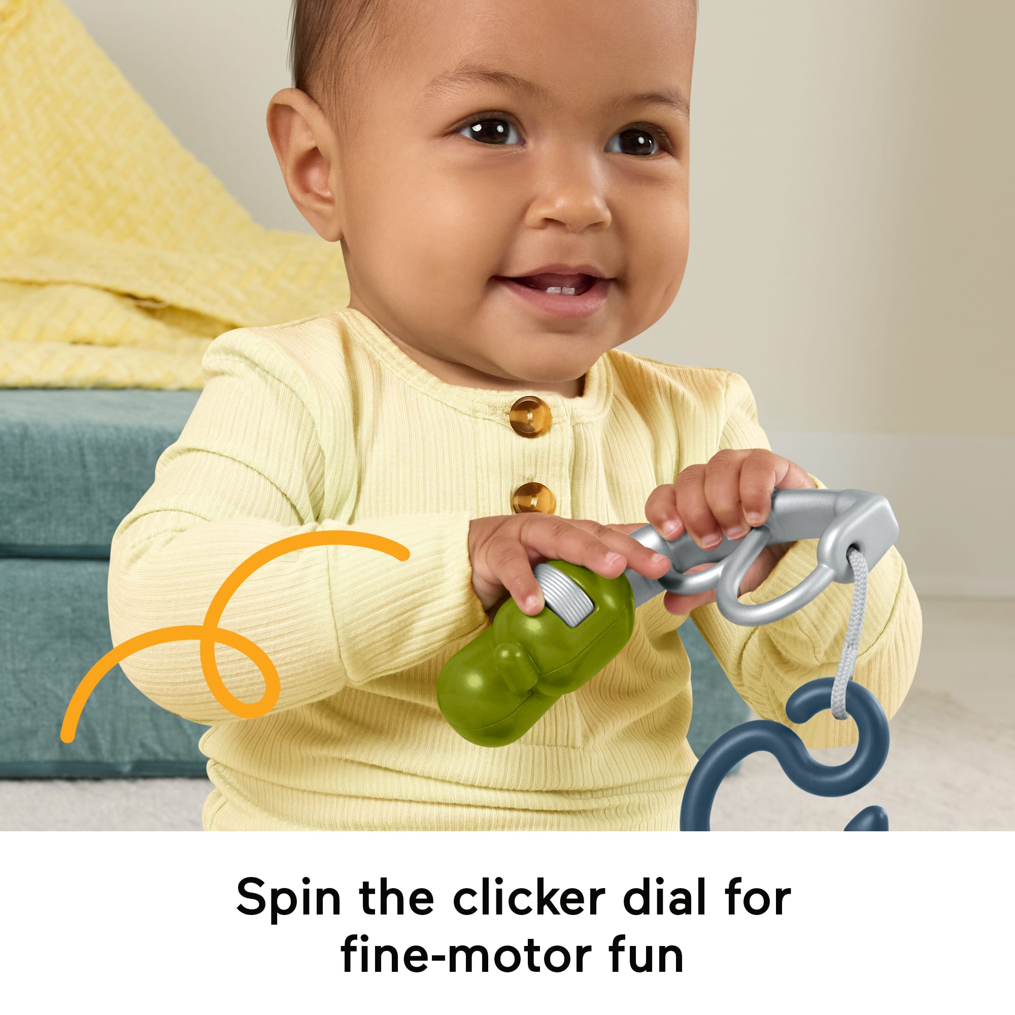 Fisher-Price Mini Me Moments Reel Fun Fishing Gift Set. 4 Baby Toys For Newborn Sensory Play - Image 3