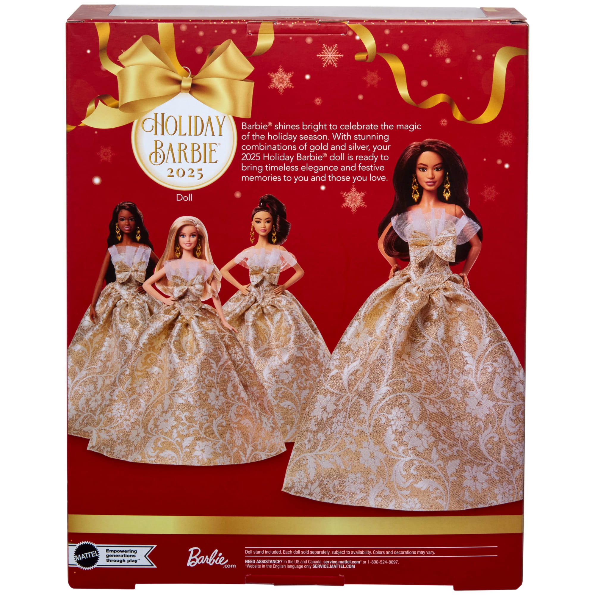 Barbie® Poupée Barbie® Joyeux Noël 2025 - Image 6