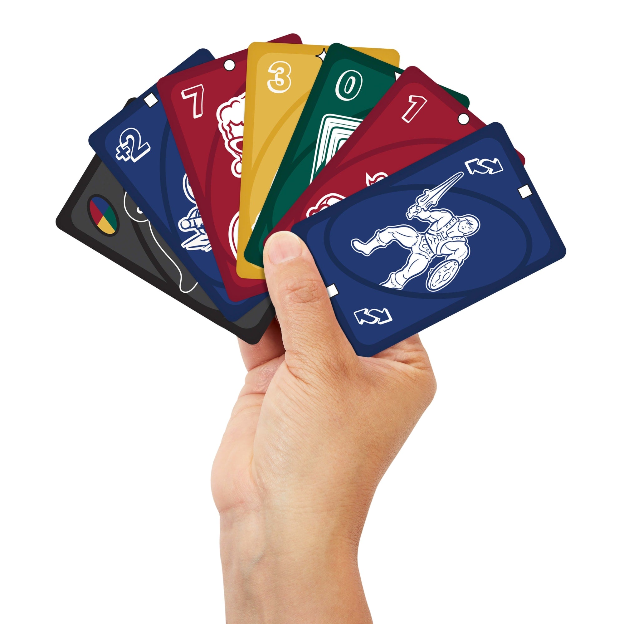 UNO Mattel 80th Ruby Red Card Game For Kids & Family Night - Image 2