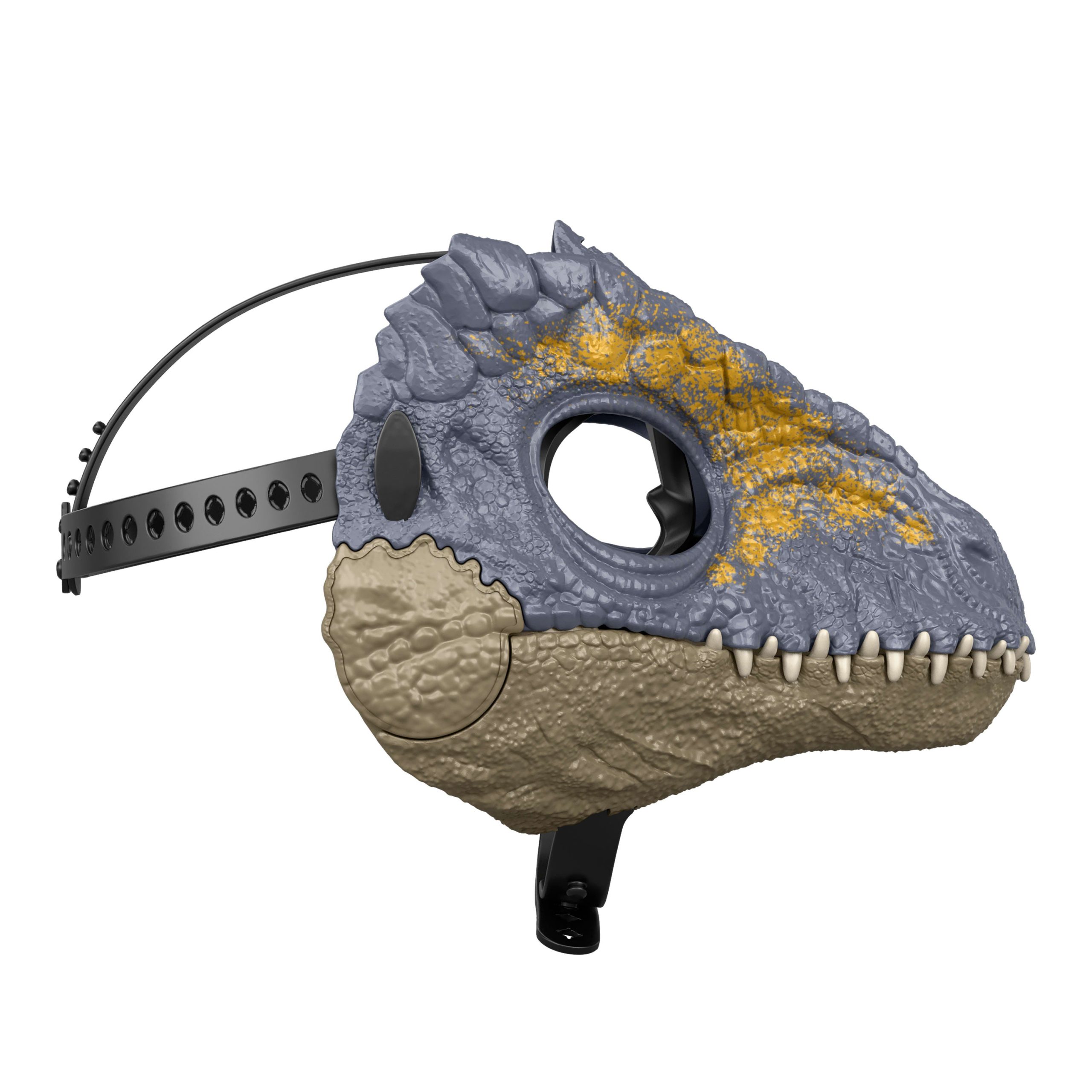 Jurassic World Giganotosaurus Dinosaur Movie Mask. Role Play Headgear. Jaw Opens To Chomp - Image 4