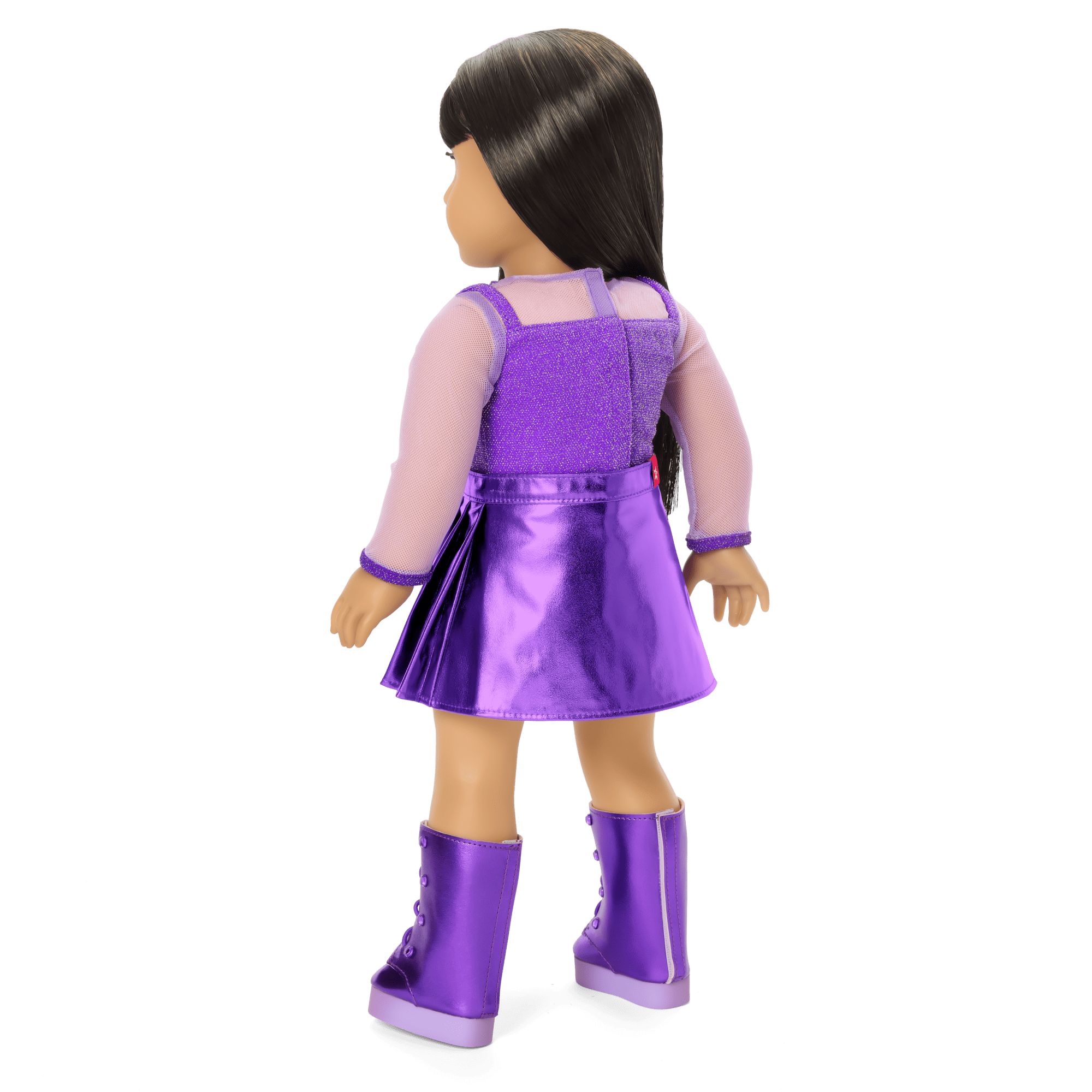 February Amethyst Bliss Outfit for 18-inch Dolls - Image 3