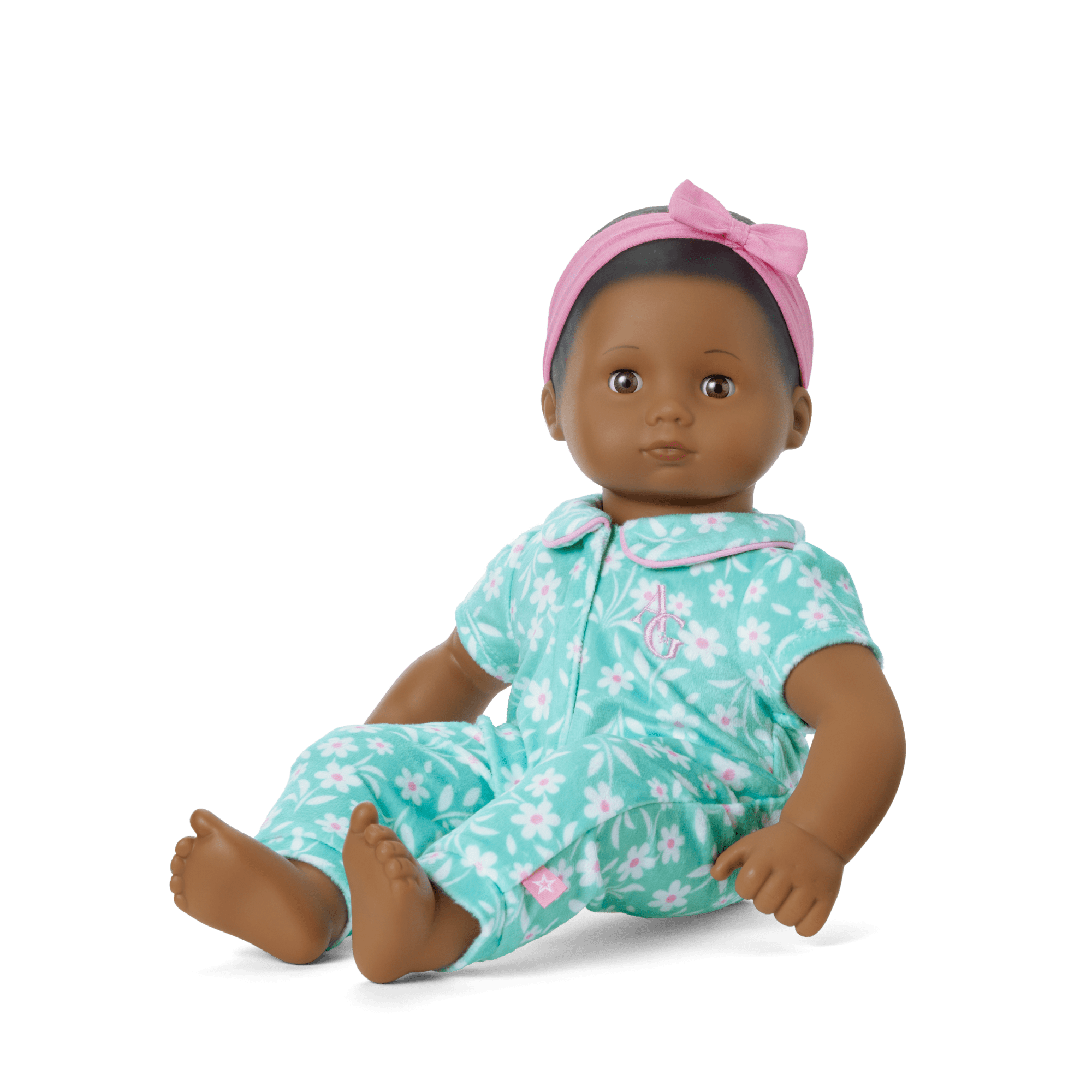 Flower Fun PJs for Little Girls & Bitty Baby® Dolls - Image 3