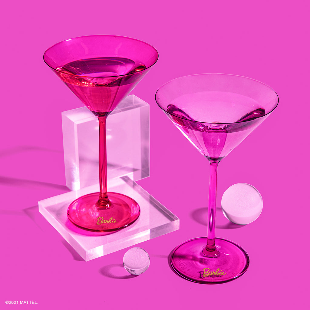 Barbie™ X Dragon Glassware® Martini Glasses - Image 3