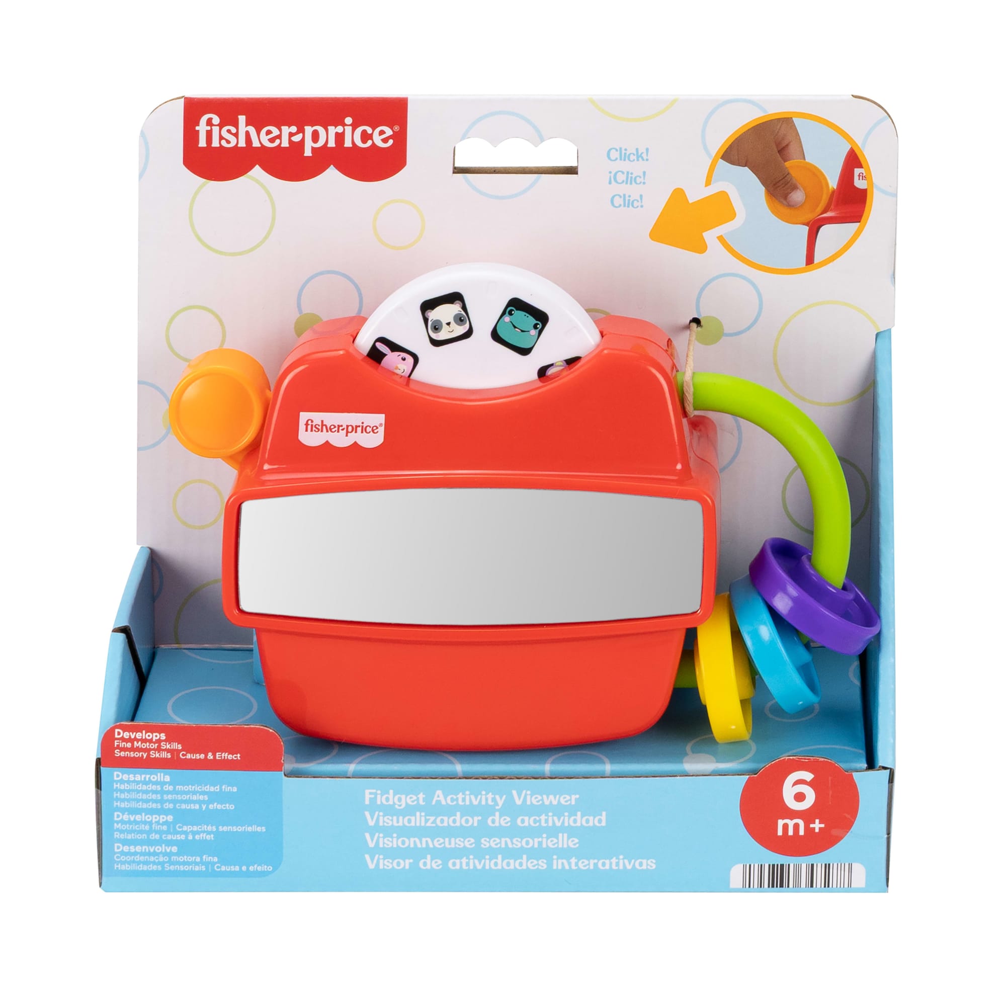 Fisher-Price Fidget Activity Viewer Baby Toy. Fine Motor Skill Developmental Play - Image 6
