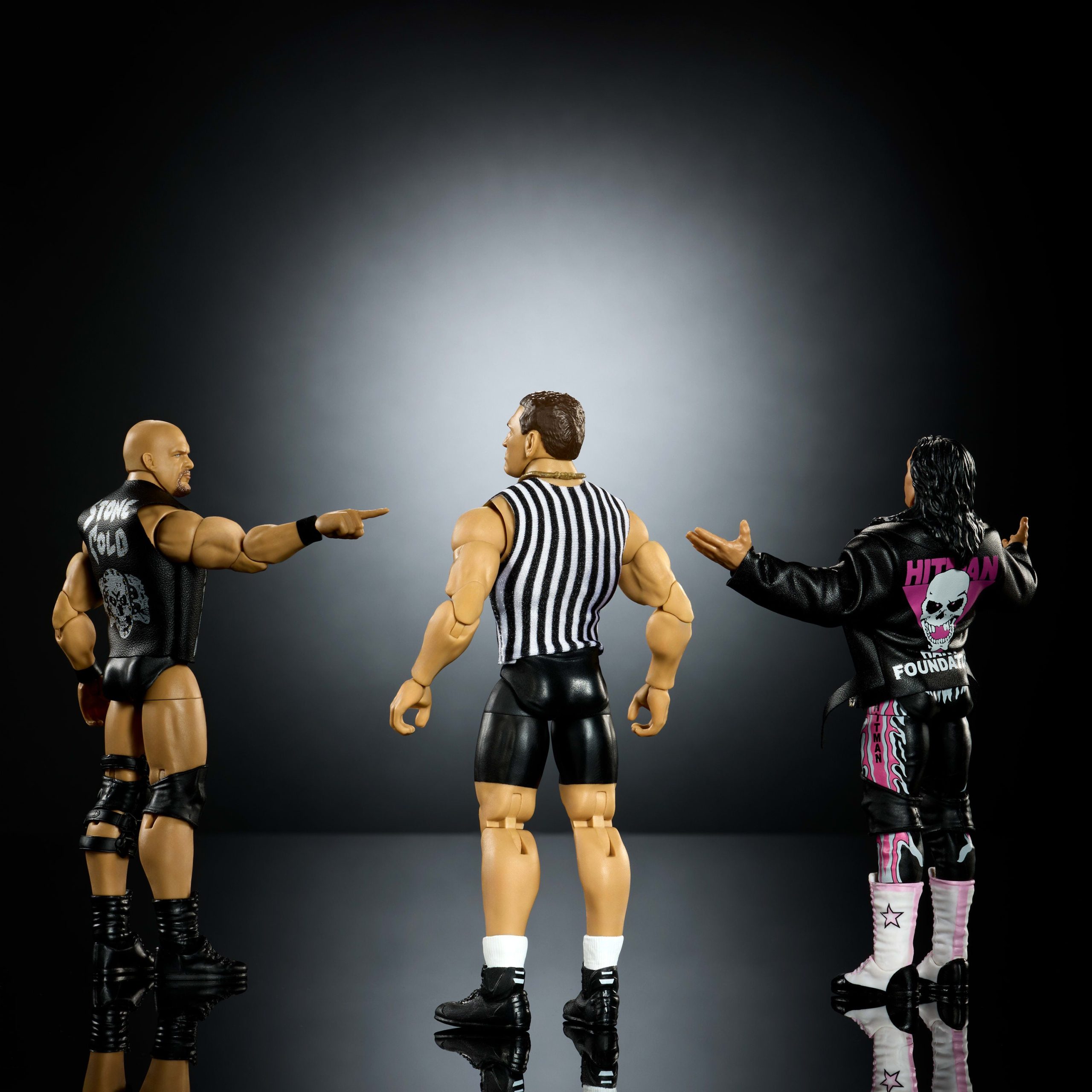 WWE Elite Legacy Submission Match 3 Action Figures & Accessories Set. 6-Inch Collectible - Image 4