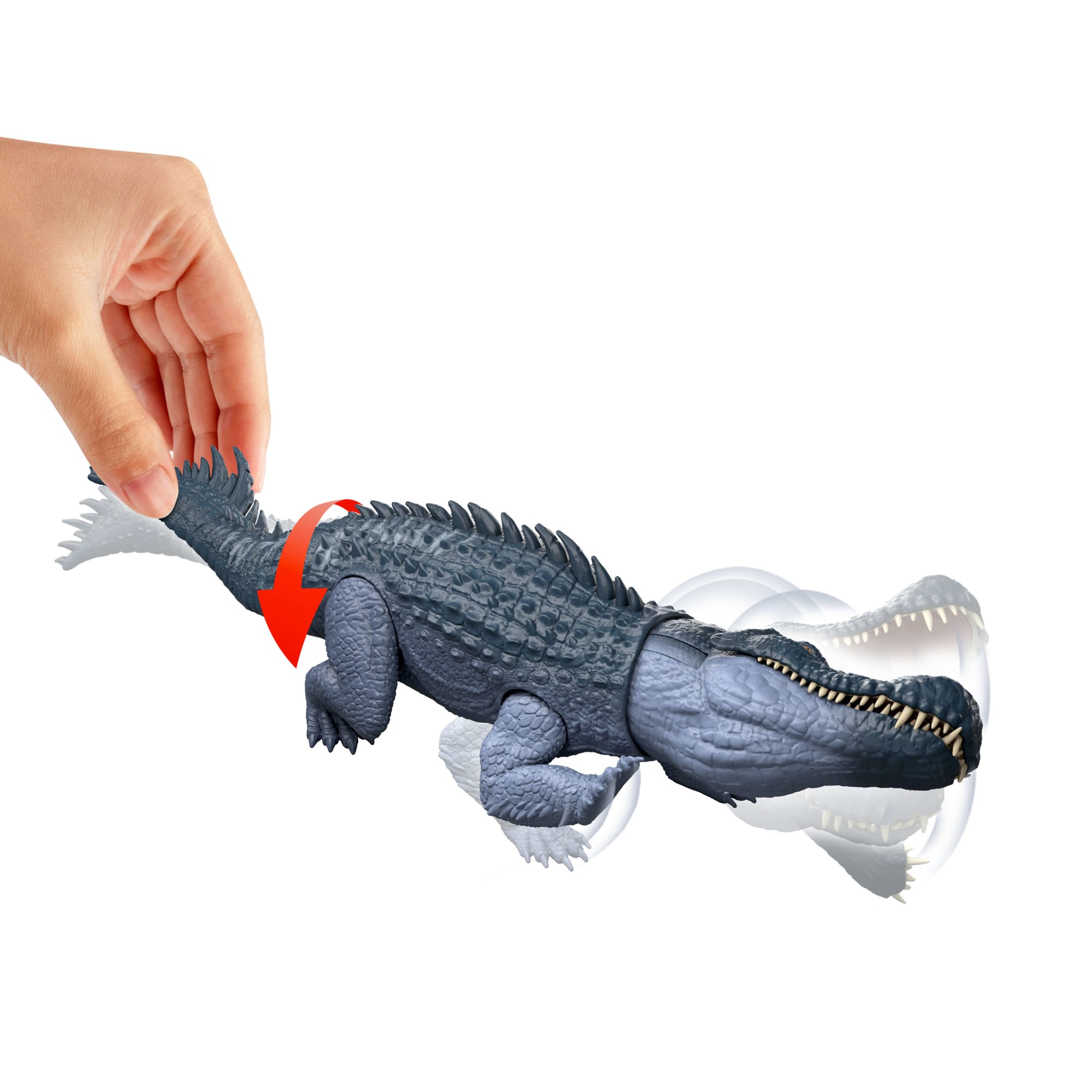 Jurassic World Dinosaurio de Juguete Rebirth Rastreadores Gigantes Purussaurus - Image 4