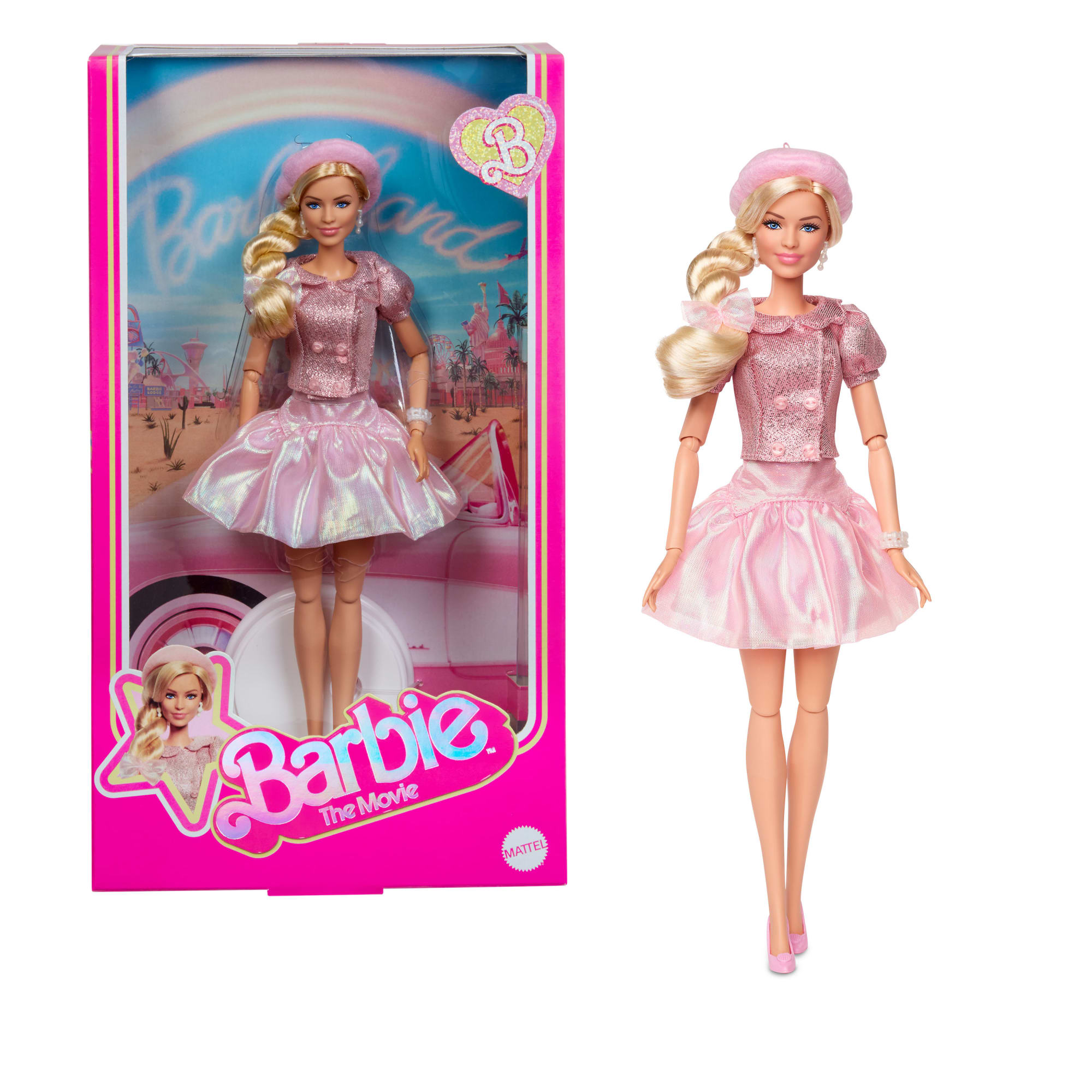 Barbie Le Film-Poupée Barbie en Tenue Rose. à Collectionner