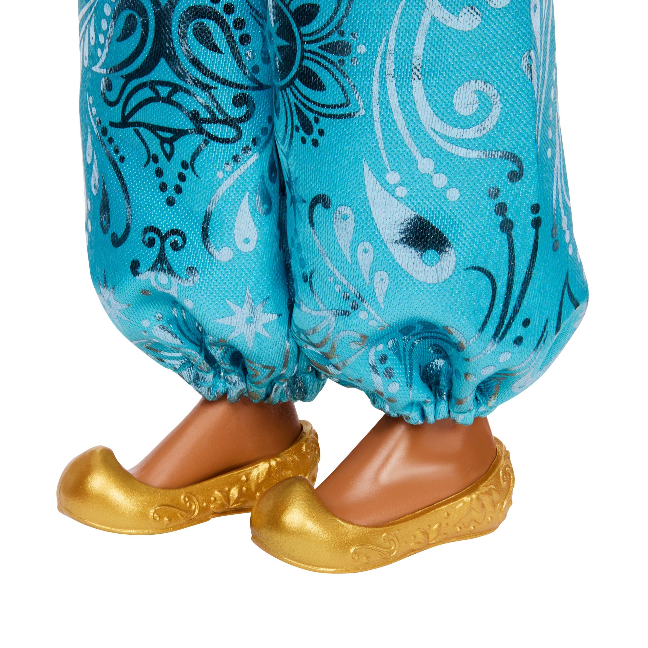 Disney Princess Enchanted Stories Jasmine Fashion Doll With Sparkling Outfit & Accessories. Posable - Image 4