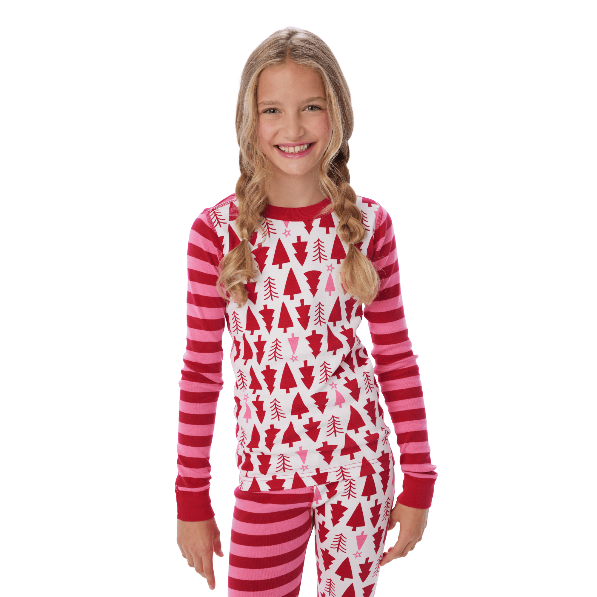 American Girl® x Hanna Andersson Holiday Treetops Pajamas for Little Girls & Girls - Image 4