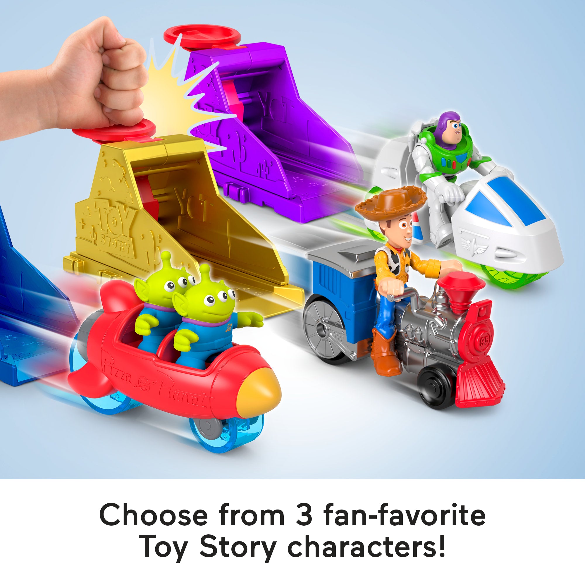 Imaginext Launcher Set With Woody Figure. inspired By Disney And Pixar Toy Story - Image 3