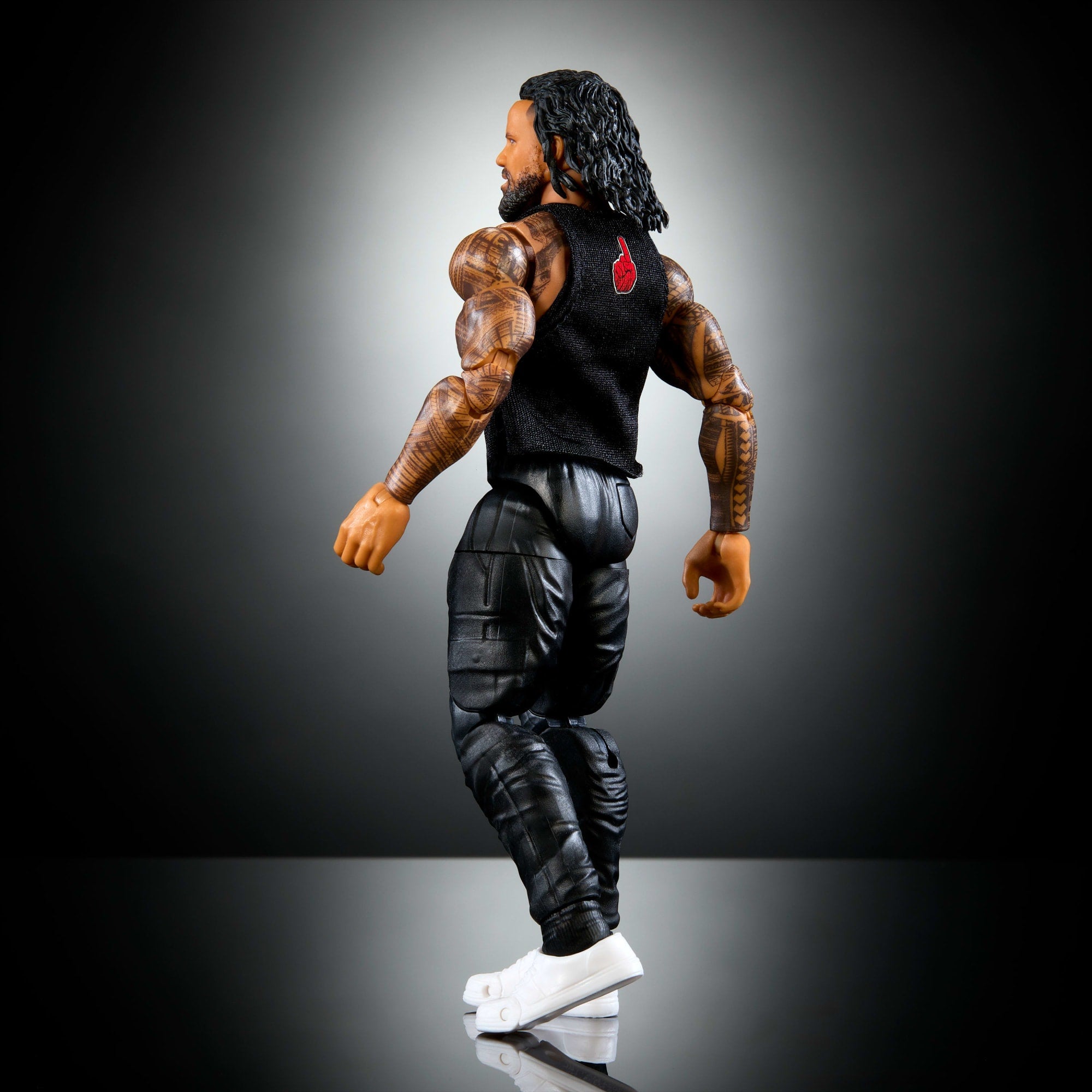 WWE Figura de Acción Elite Jimmy Uso rojo - Image 6
