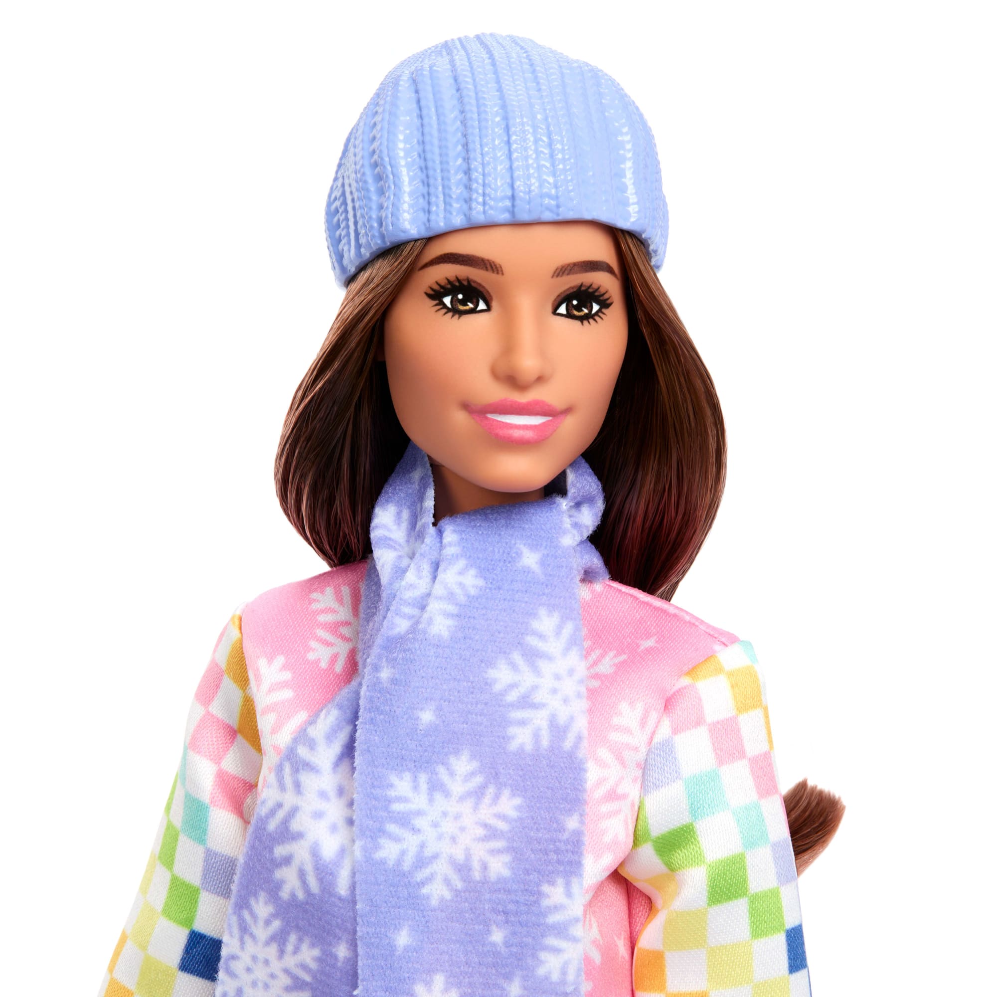Barbie Careers Snowboarder Doll in Pink Jacket With 10+ Accessories including Color-Change Snowboard - Image 3